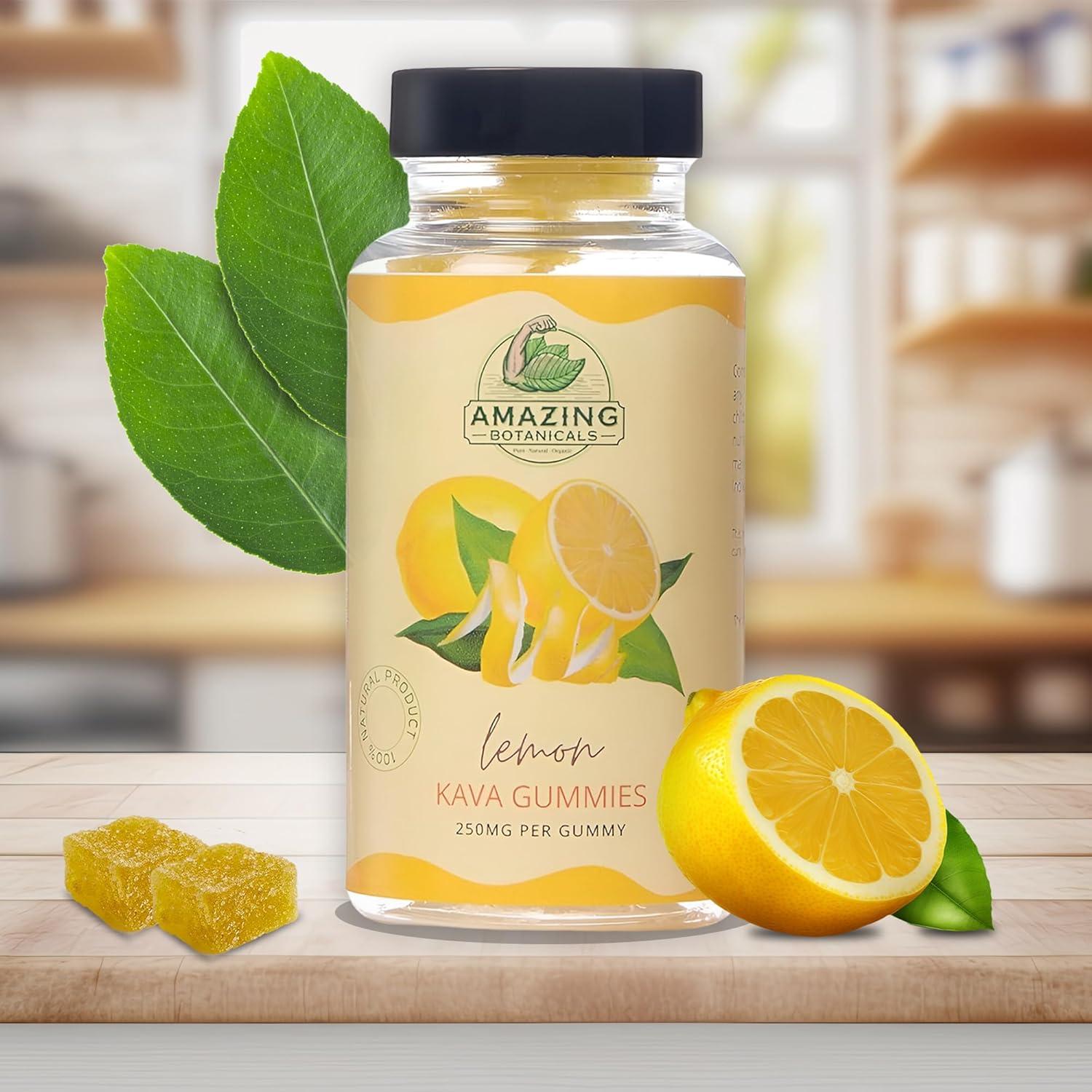 Gomitas de Kava Limón Picante 250mg - 30 Unidades Veganas