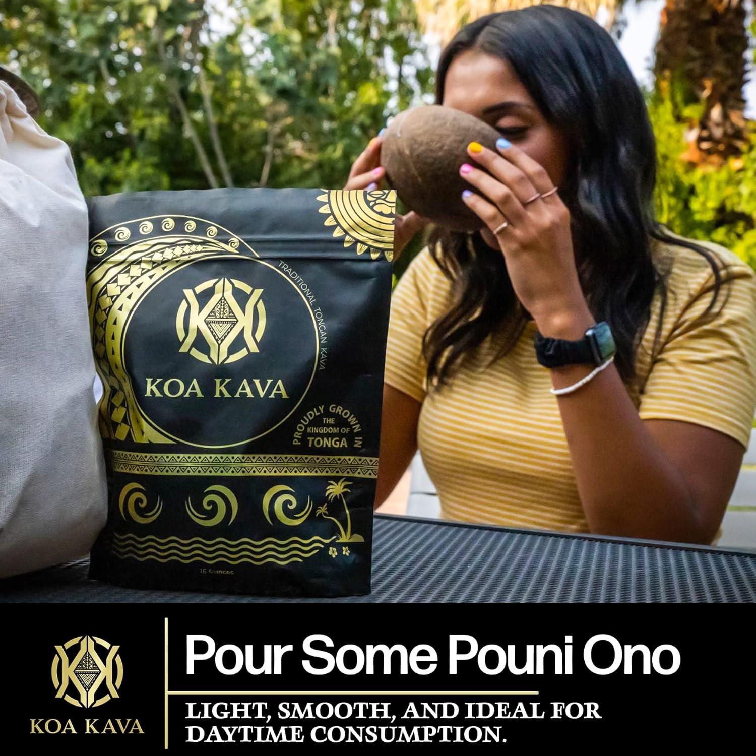 Kava Kava en Polvo Koa - 453g de Kava Noble de Tonga