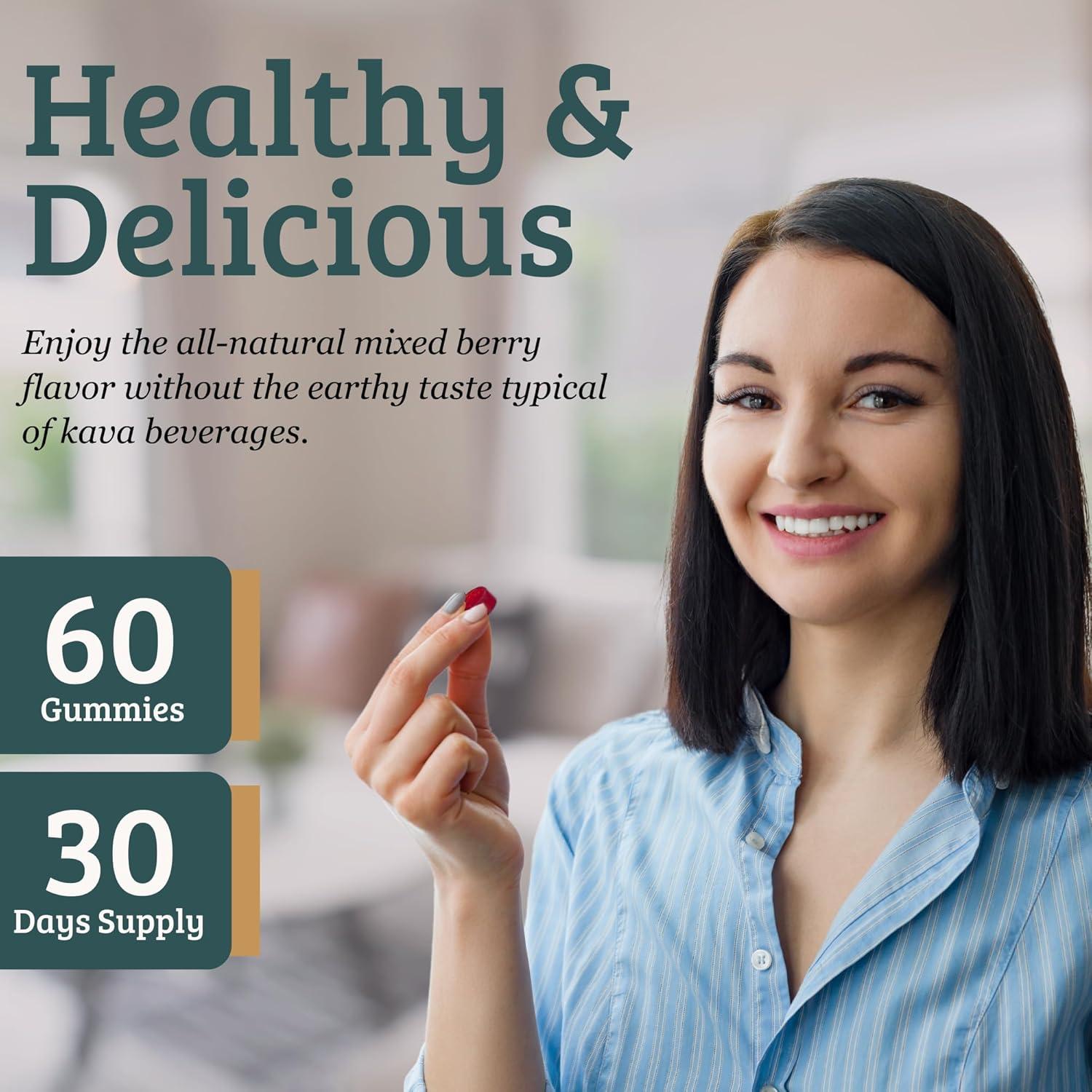 Gomitas de Kava Sunmed - 100mg Kavalactonas Veganas - 30 Unidades