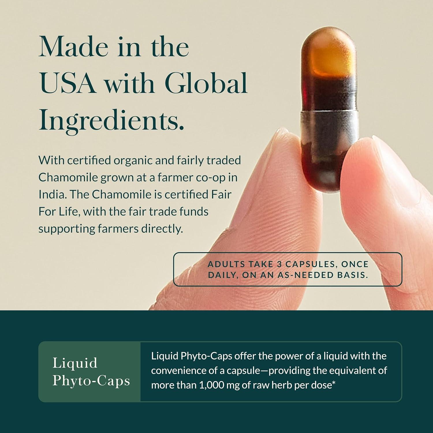 Suplemento Calm A.S.A.P. Gaia Herbs - 60 Cápsulas Veganas