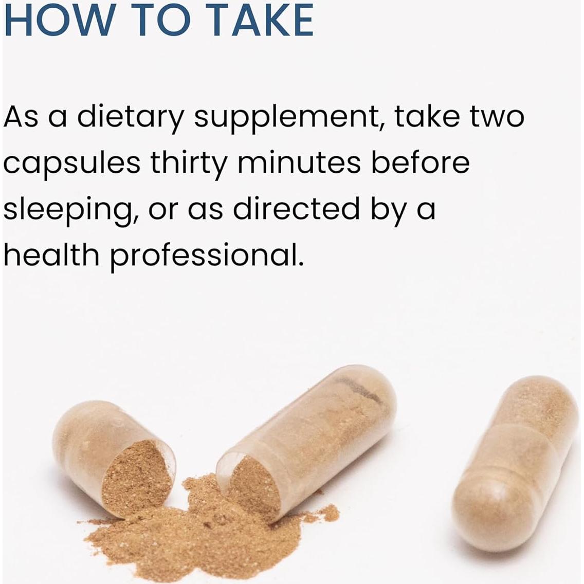 Cápsulas de Sueño Natural La Compañía de Bienestar 120 Unidades