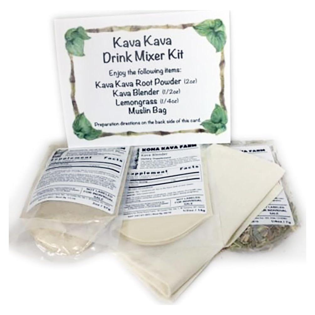 Kit de Inicio Kava Kava Kona para 2 Personas - Natural y Vegano