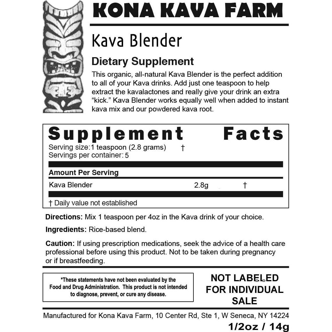 Kit de Inicio Kava Kava Kona para 2 Personas - Natural y Vegano