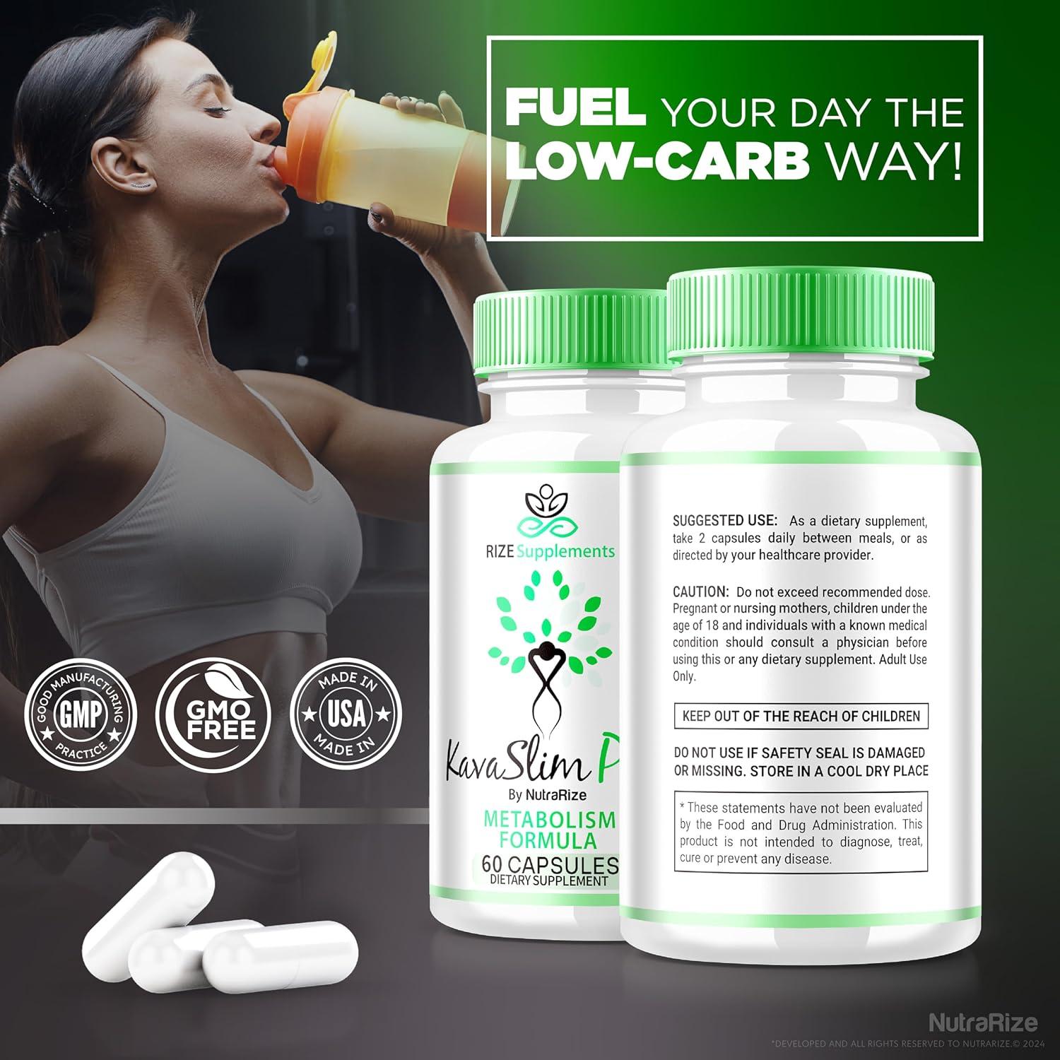 Cápsulas KavaSlim Pro - Pérdida de Peso Natural 60 Unidades