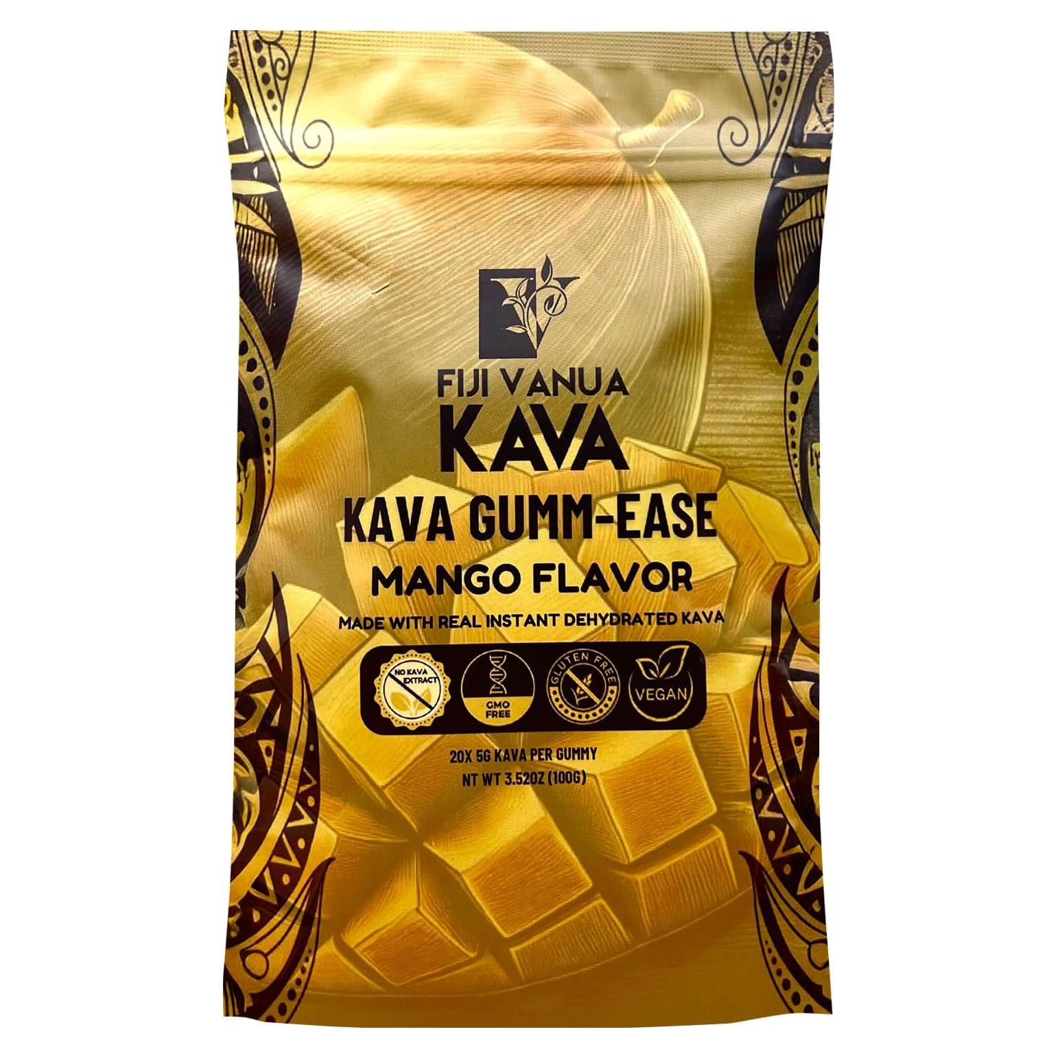 Gominolas de Kava Kava Fiji Vanua Mango 20 Unidades 100g