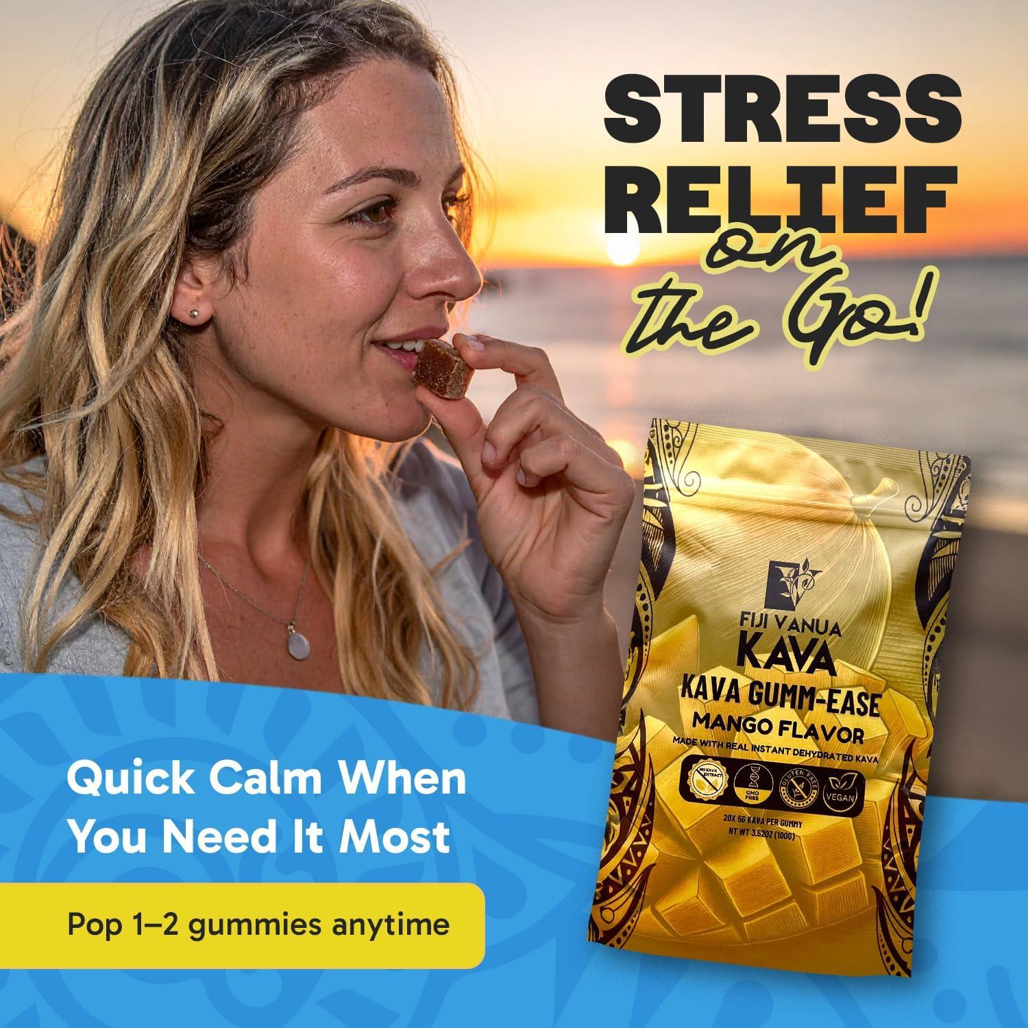 Gominolas de Kava Kava Fiji Vanua Mango 20 Unidades 100g