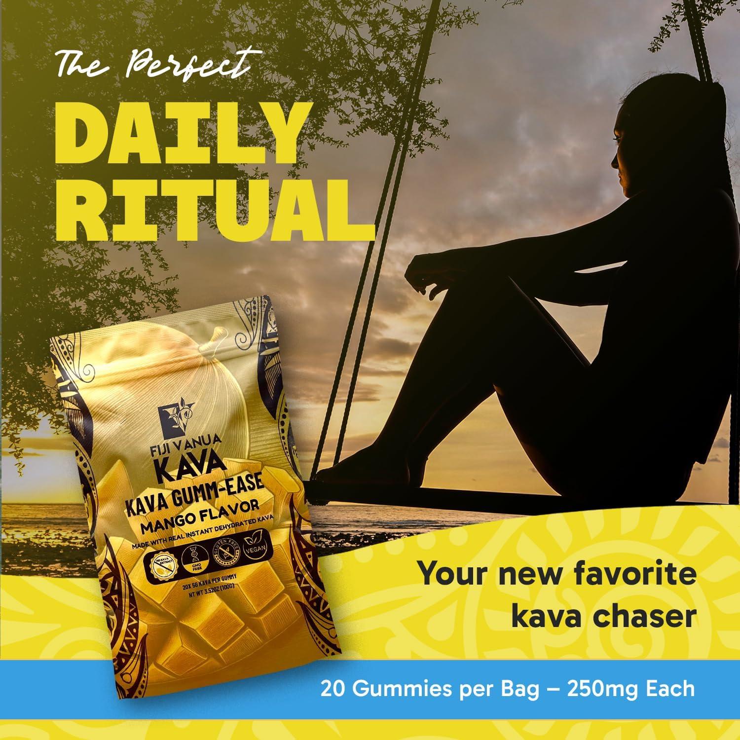 Gominolas de Kava Kava Fiji Vanua Mango 20 Unidades 100g