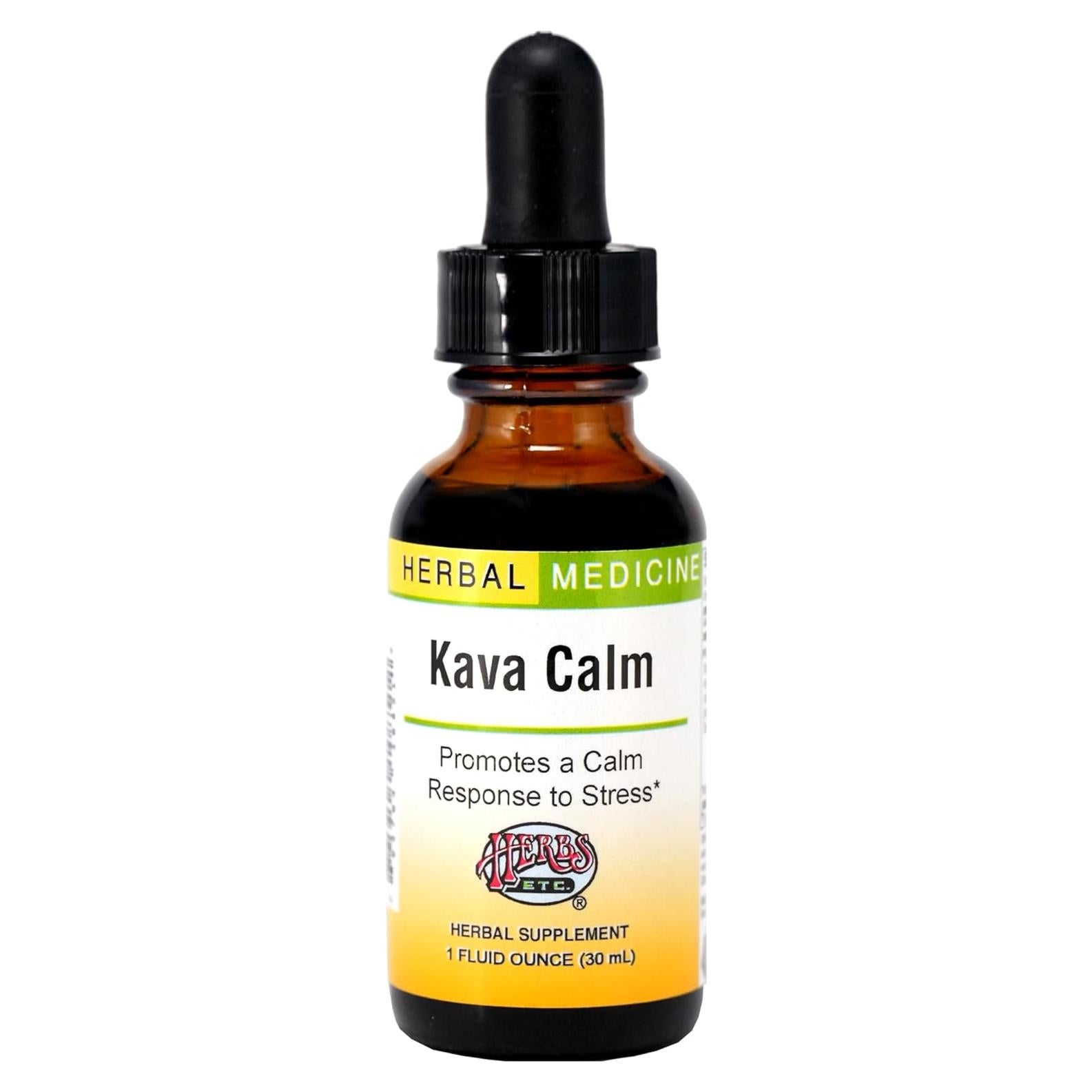 Suplemento Herbal Kava Calm Hierbas Etc. 28.35 g Relajación