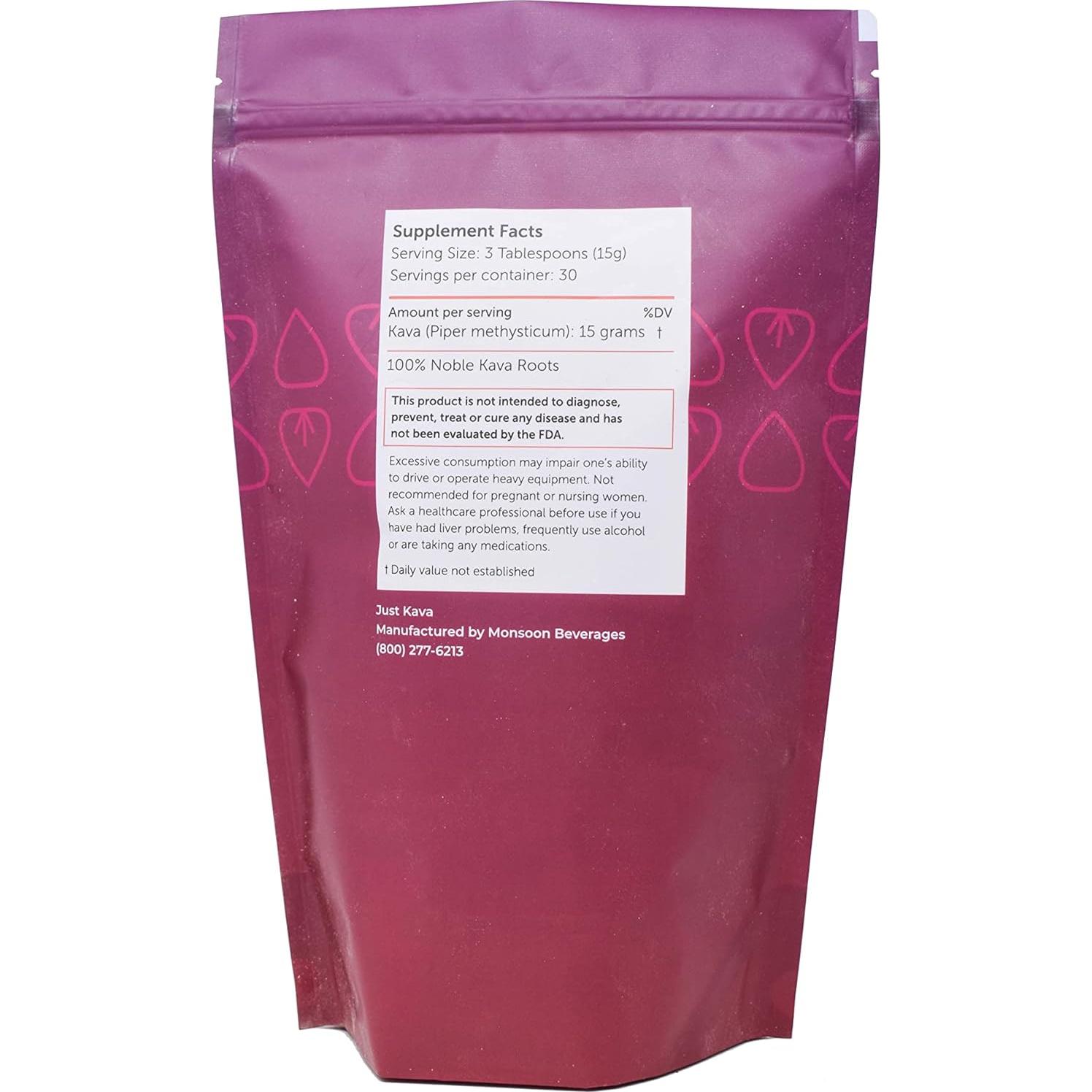 Suplemento Herbal Kava Tonga 452g - Monsoon Beverages