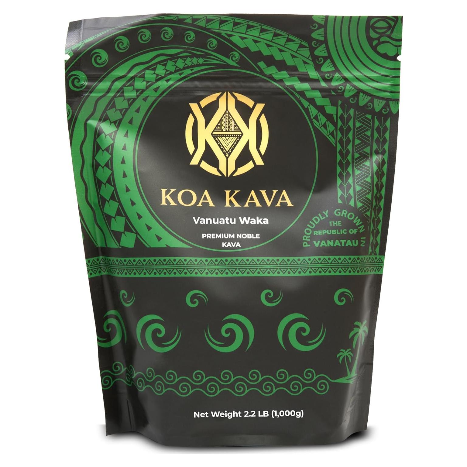 Kava en Polvo Koa Kava 1kg Premium Noble Waka Vanuatu