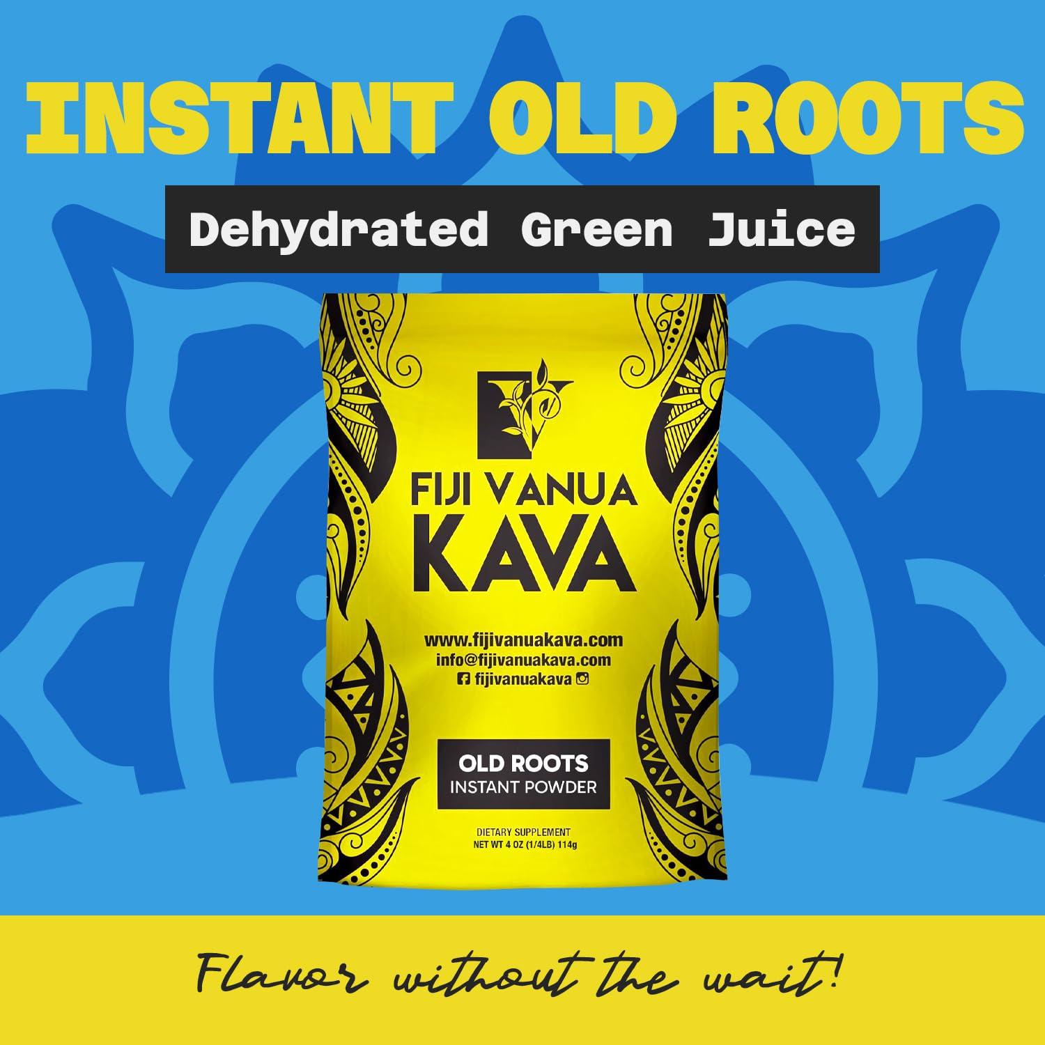 Kava Instantáneo Fiji Vanua Kava 113.4 g - Raíz Noble Sin Micronizar