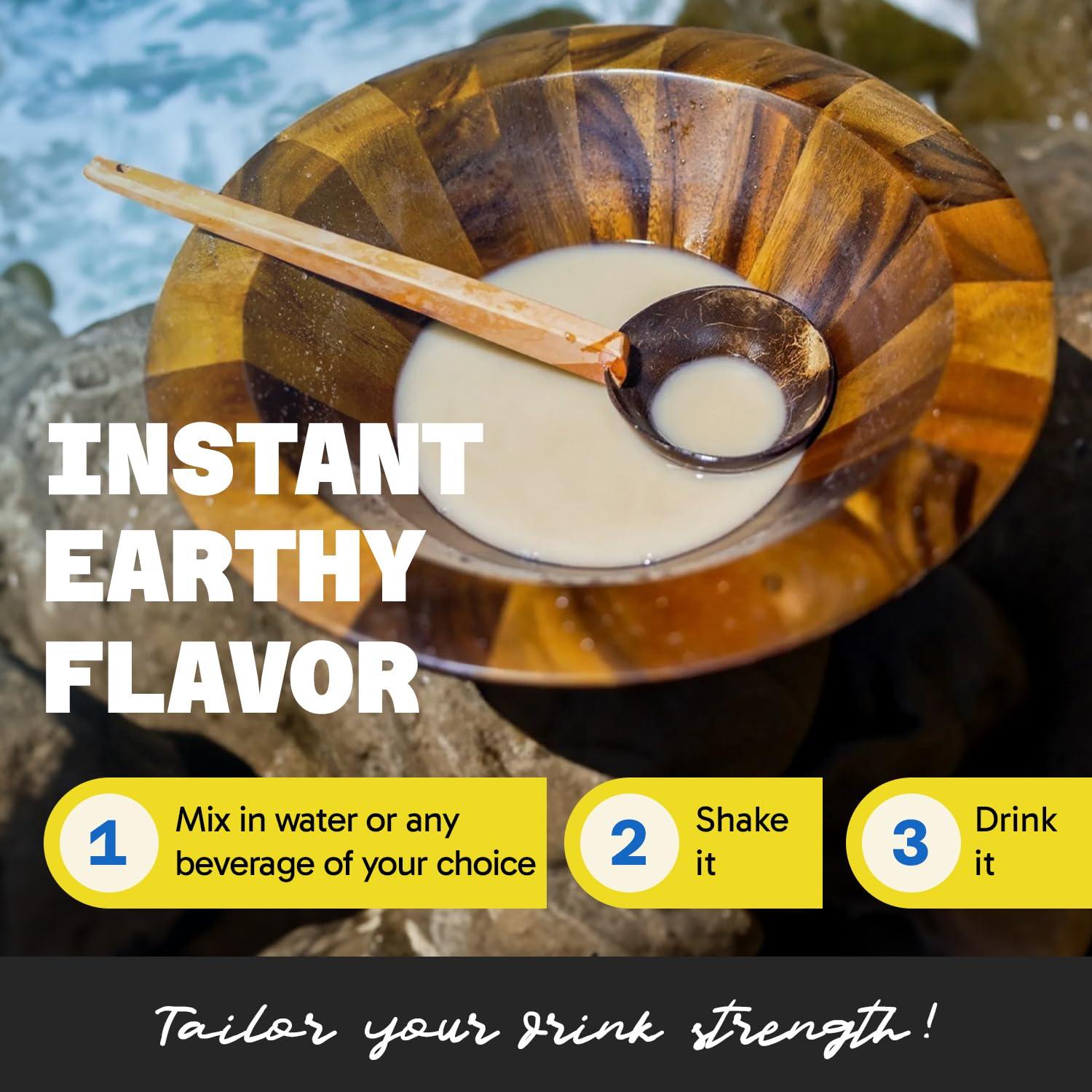 Kava Instantáneo Fiji Vanua Kava 113.4 g - Raíz Noble Sin Micronizar