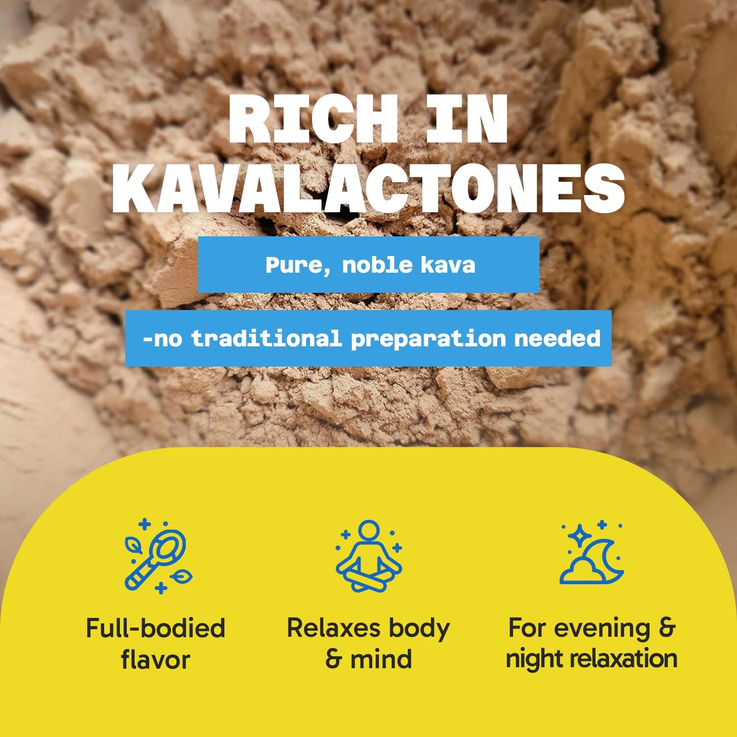 Kava Instantáneo Fiji Vanua Kava 113.4 g - Raíz Noble Sin Micronizar