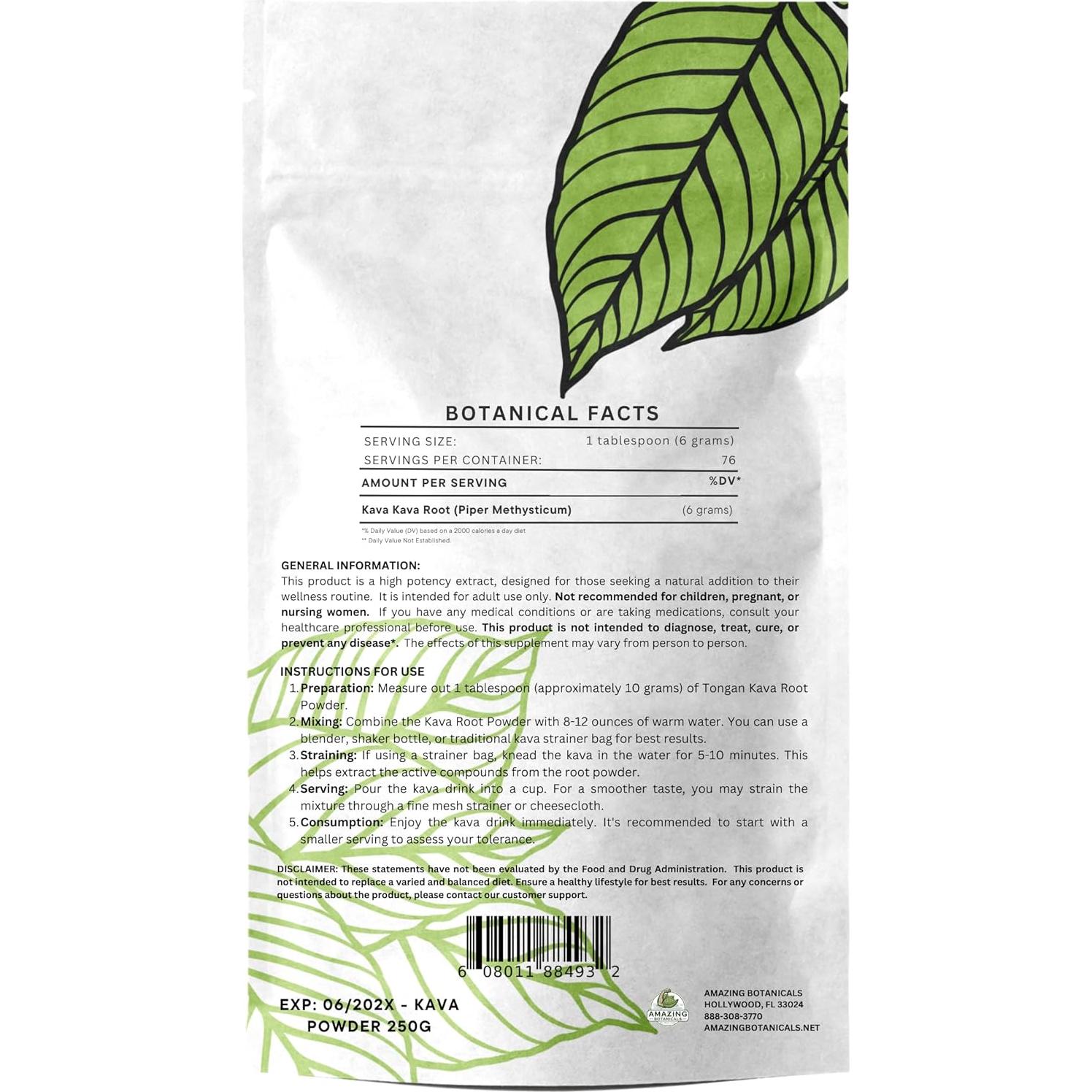 Kava Kava Borongoru Vanuatu 454g - 100% Natural y Puro