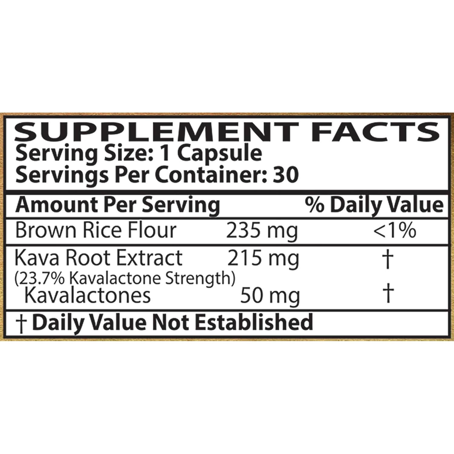 Cápsulas de Kava Primo Kava 50mg - 30 Unidades - Relajación