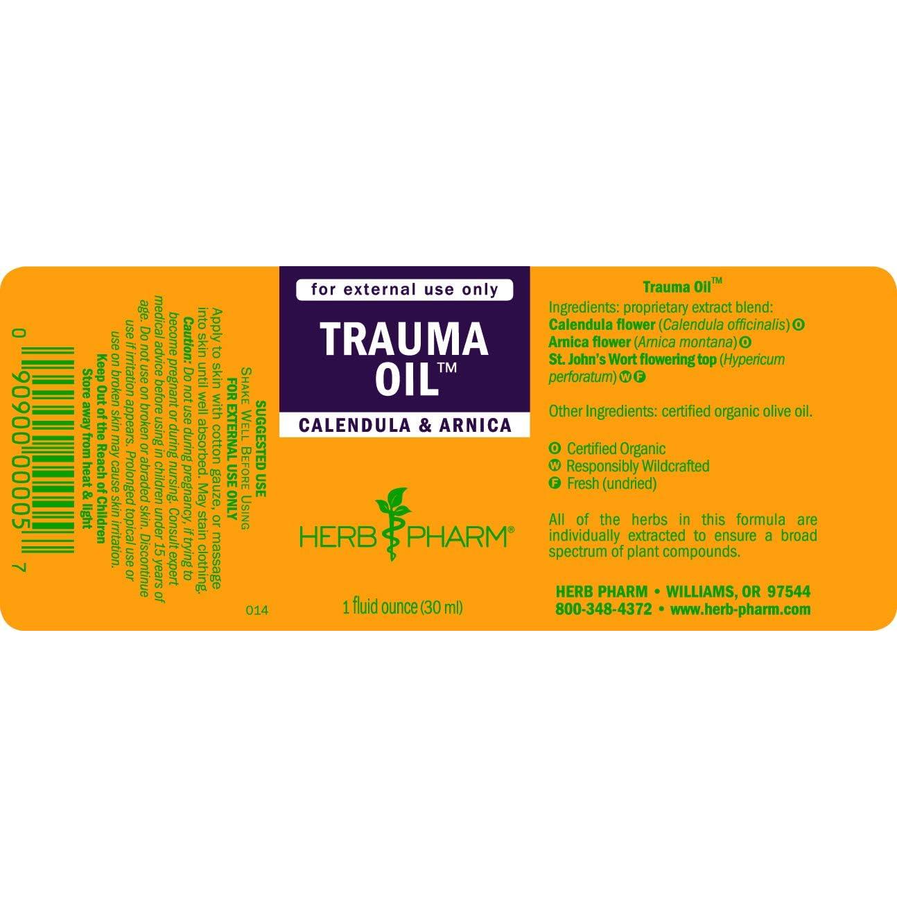 Aceite Traumatológico Herb Pharm 0.54 kg - Uso Tópico