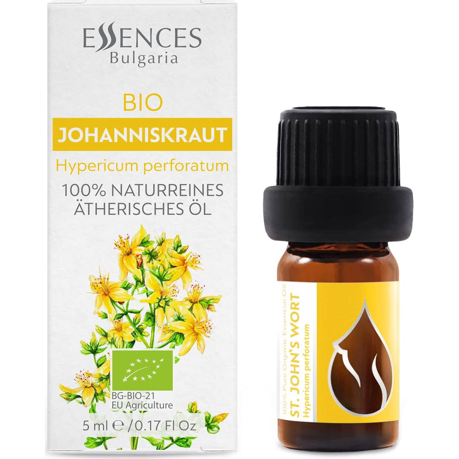 Aceite Esencial de Hierba de San Juan Orgánico Essences 5ml Puro