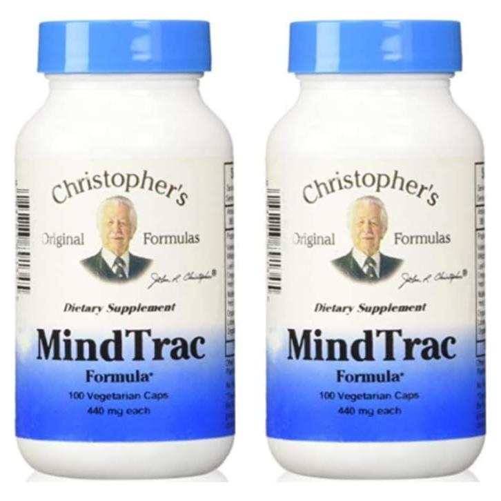 Suplemento Natural MindTrac Christopher 200 Cápsulas