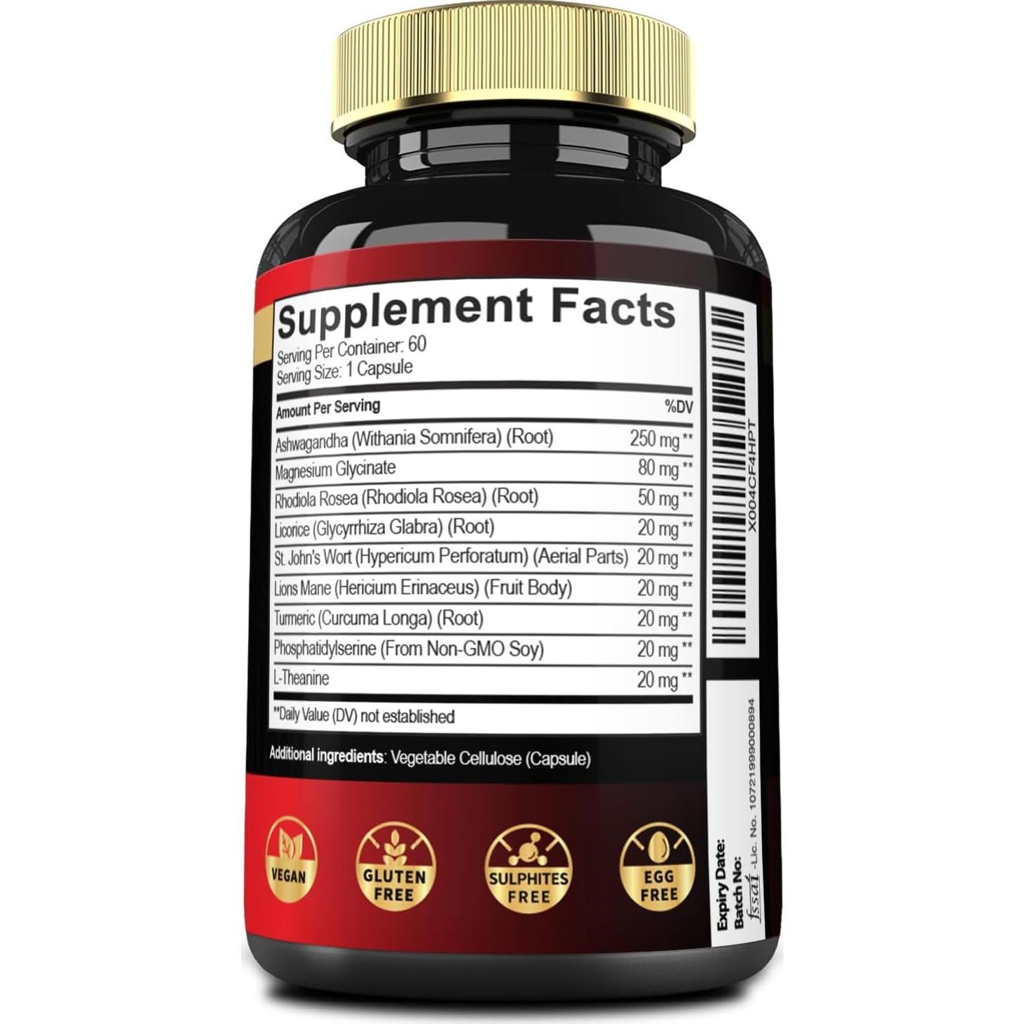 Suplemento 9en1 Mecisco - Escudo de Cortisol 60 Cápsulas