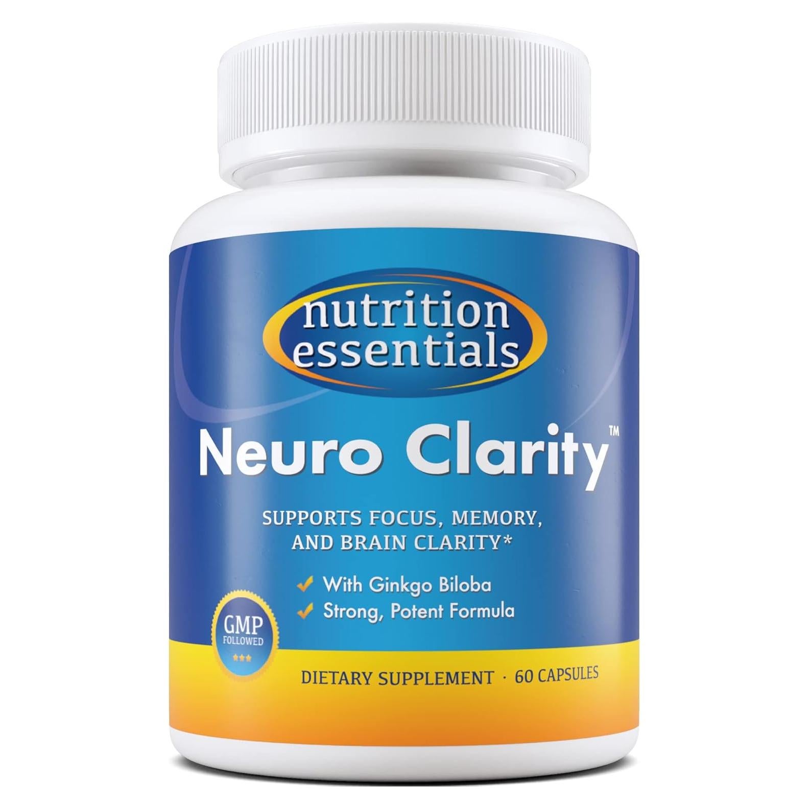 Suplemento Nootrópico Esenciales de Nutrición 60 Cápsulas