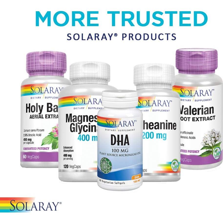 Extracto Aéreo de Hipérico Solaray 450mg - 60 Cápsulas