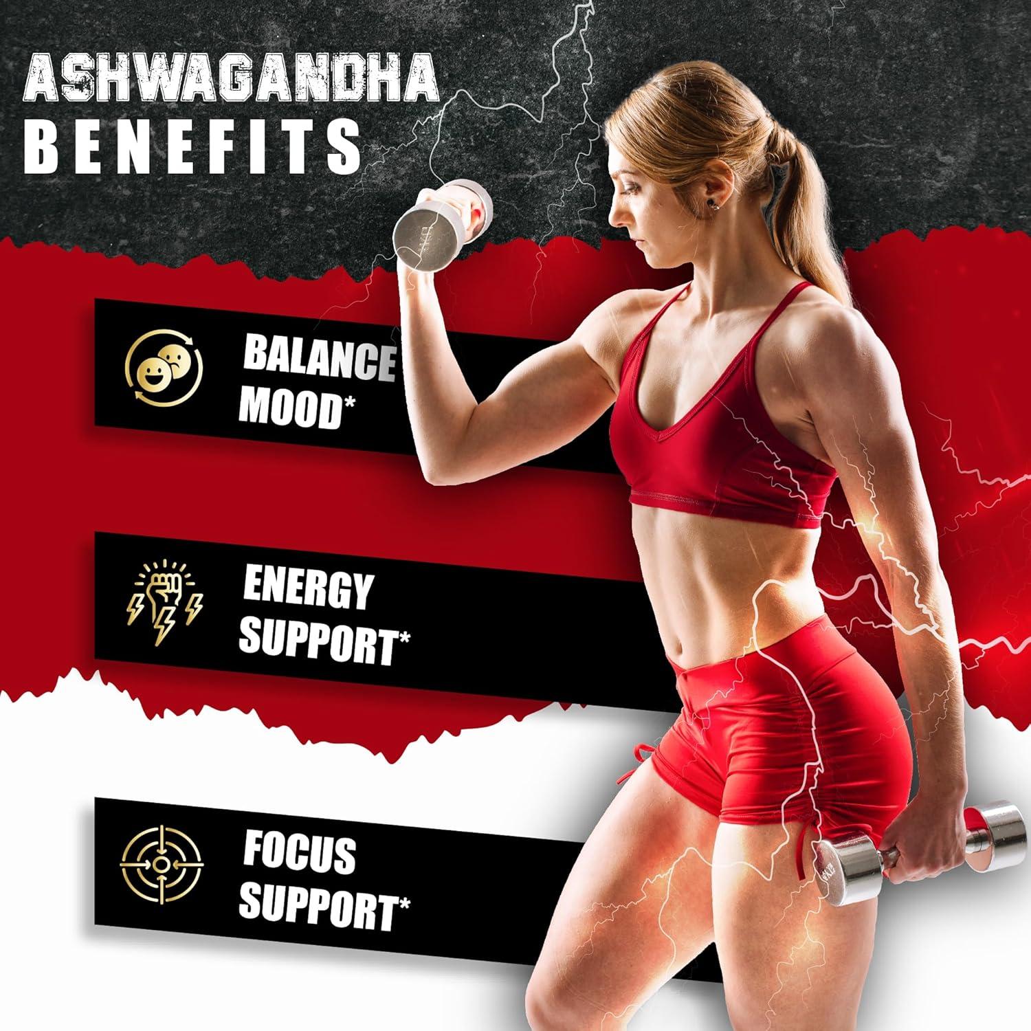 Cápsulas de Ashwagandha BMVINVOL - 90 Veganas - Suplemento Herbal