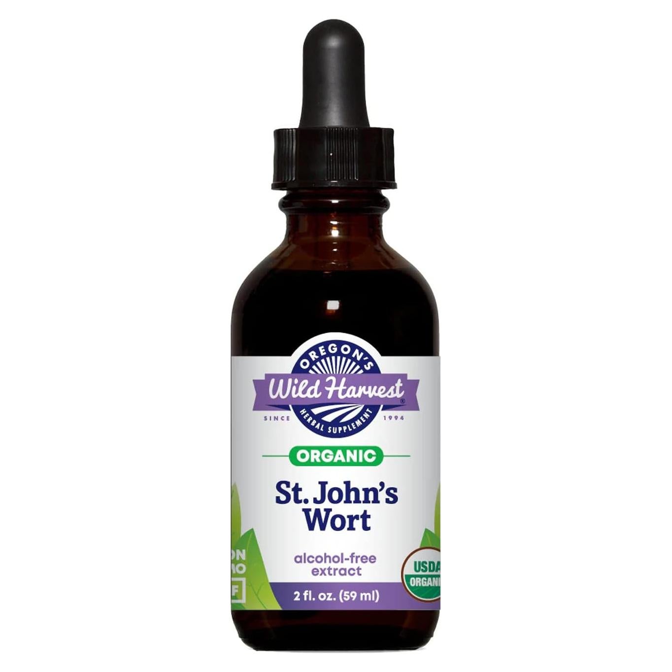 Extracto Orgánico de Hierba de San Juan Oregon's Wild Harvest 60 ml