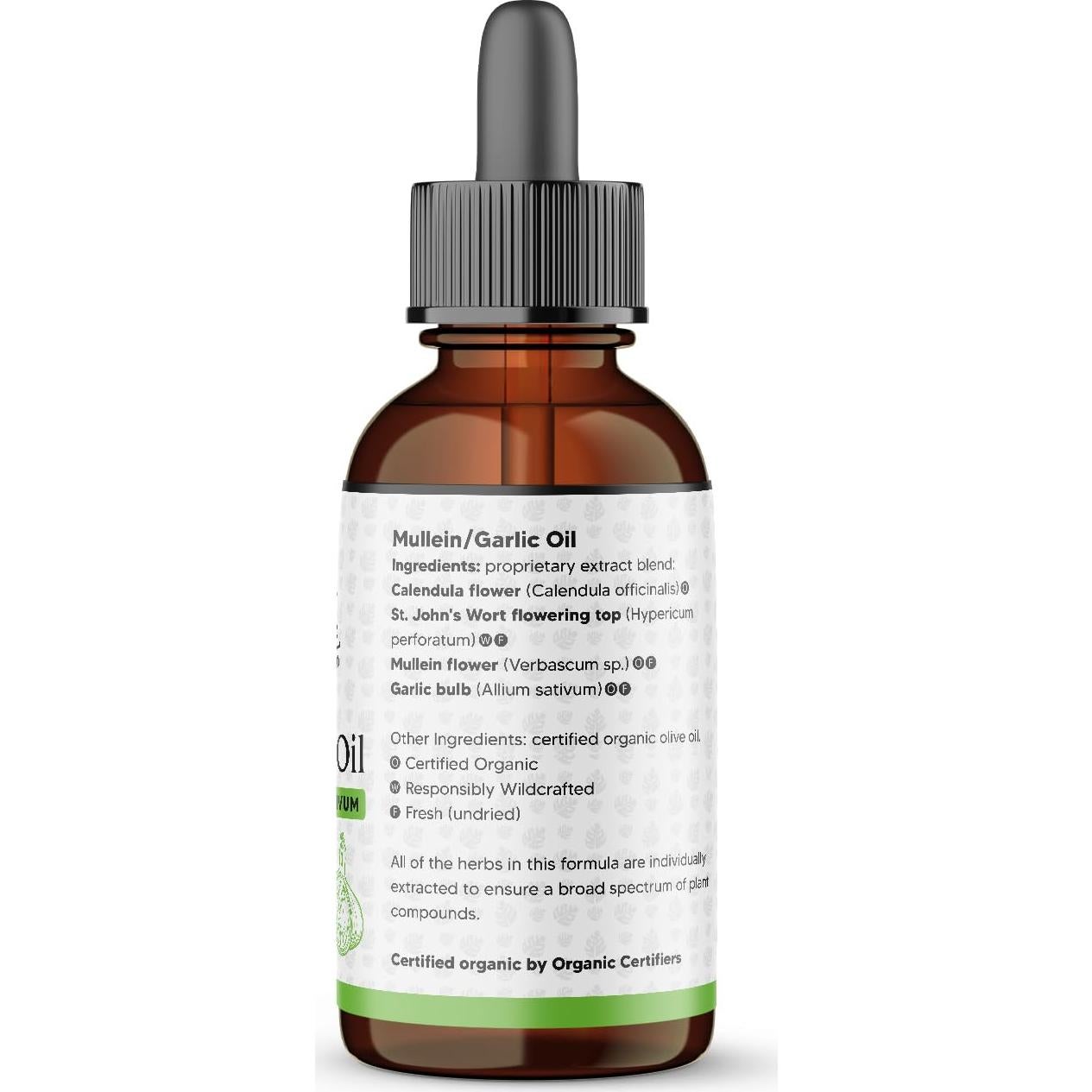 Aceite Herbal de Ajo de Mullein 30ml Creator's Touch Botanicals