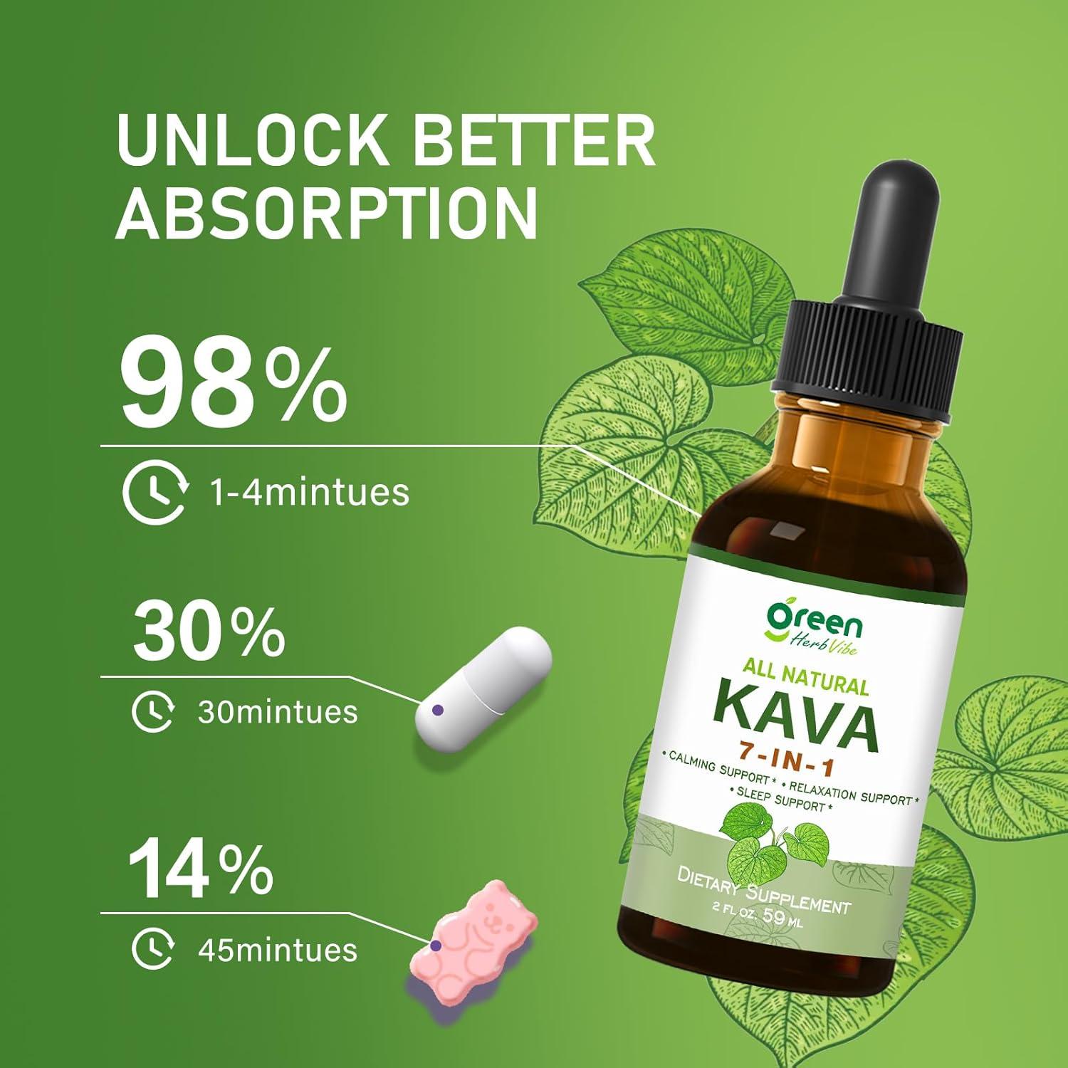 Extracto de Kava Kava en Gotas 56.7 ml - Suplemento Natural