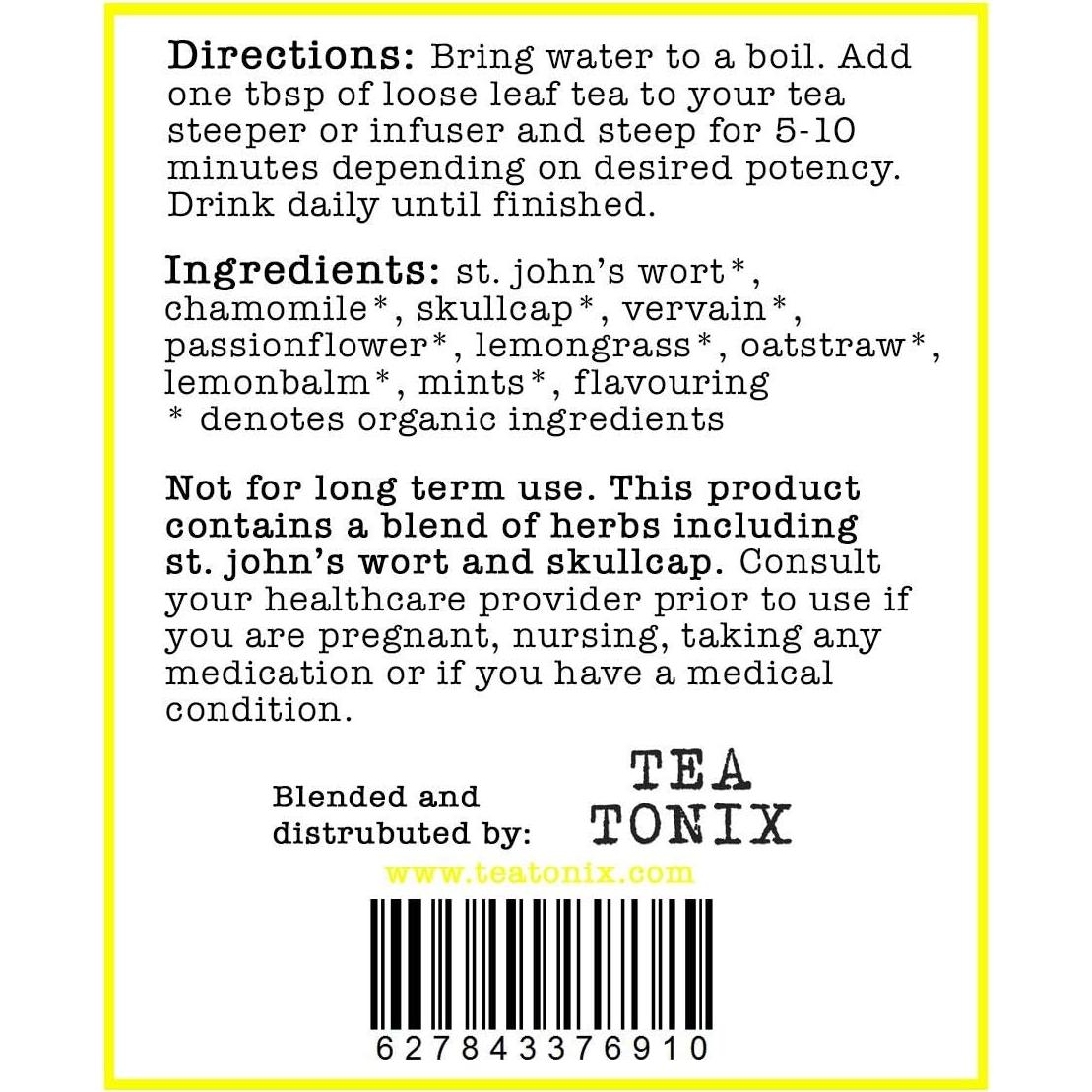 Té de Hierbas BE HAPPY Tea Tonix 40g - Sin Cafeína