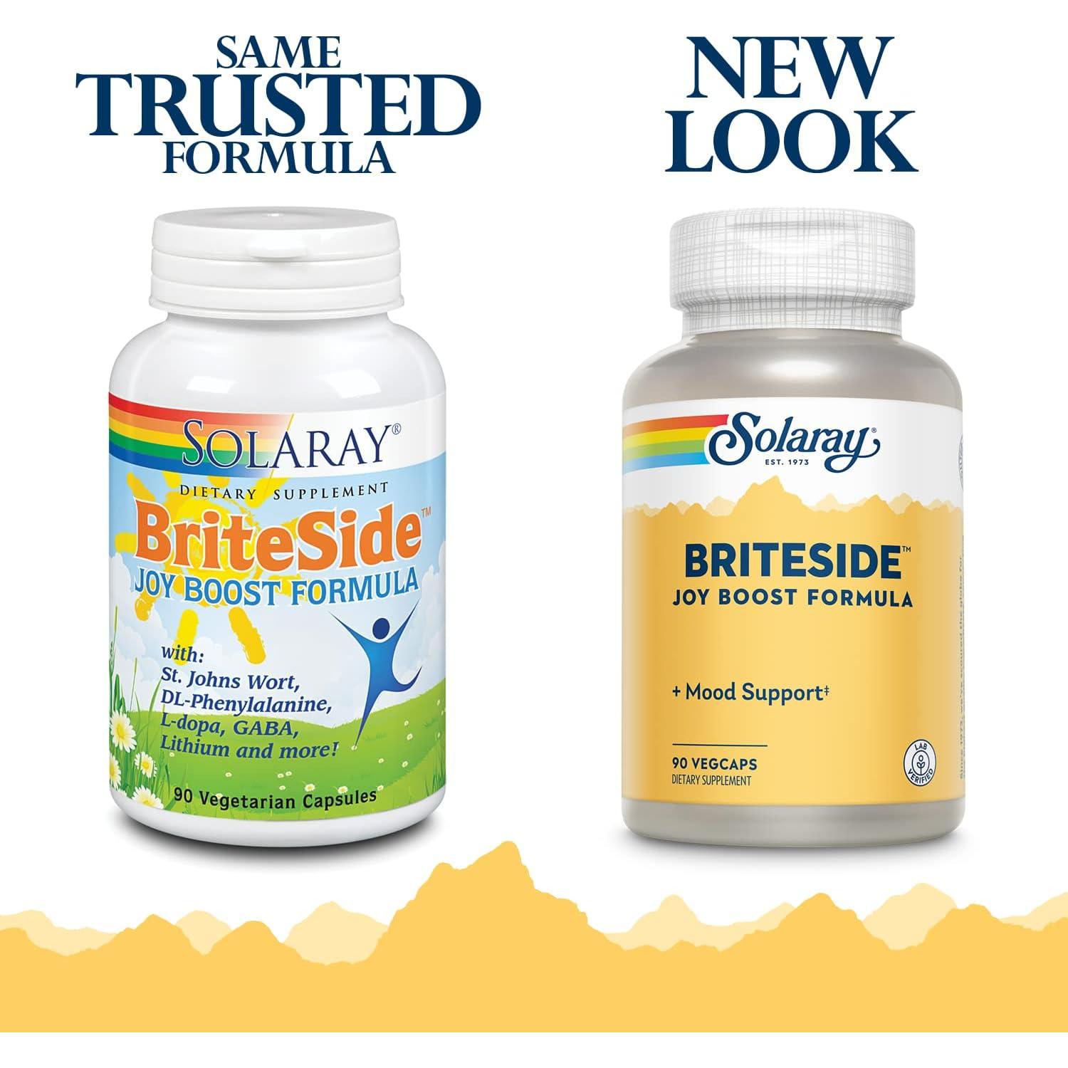 Suplemento Dietético Solaray BriteSide - 90 Cápsulas Vegetarianas