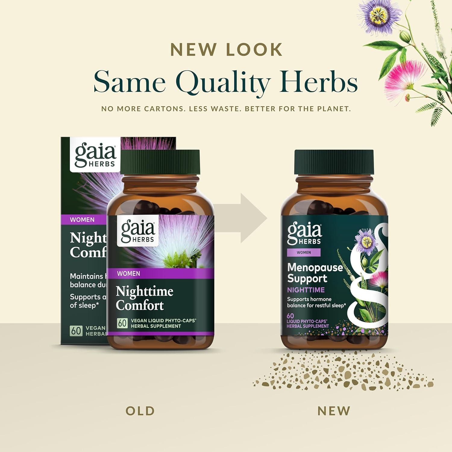 Suplemento Menopausia Gaia Herbs - 60 Cápsulas Veganas