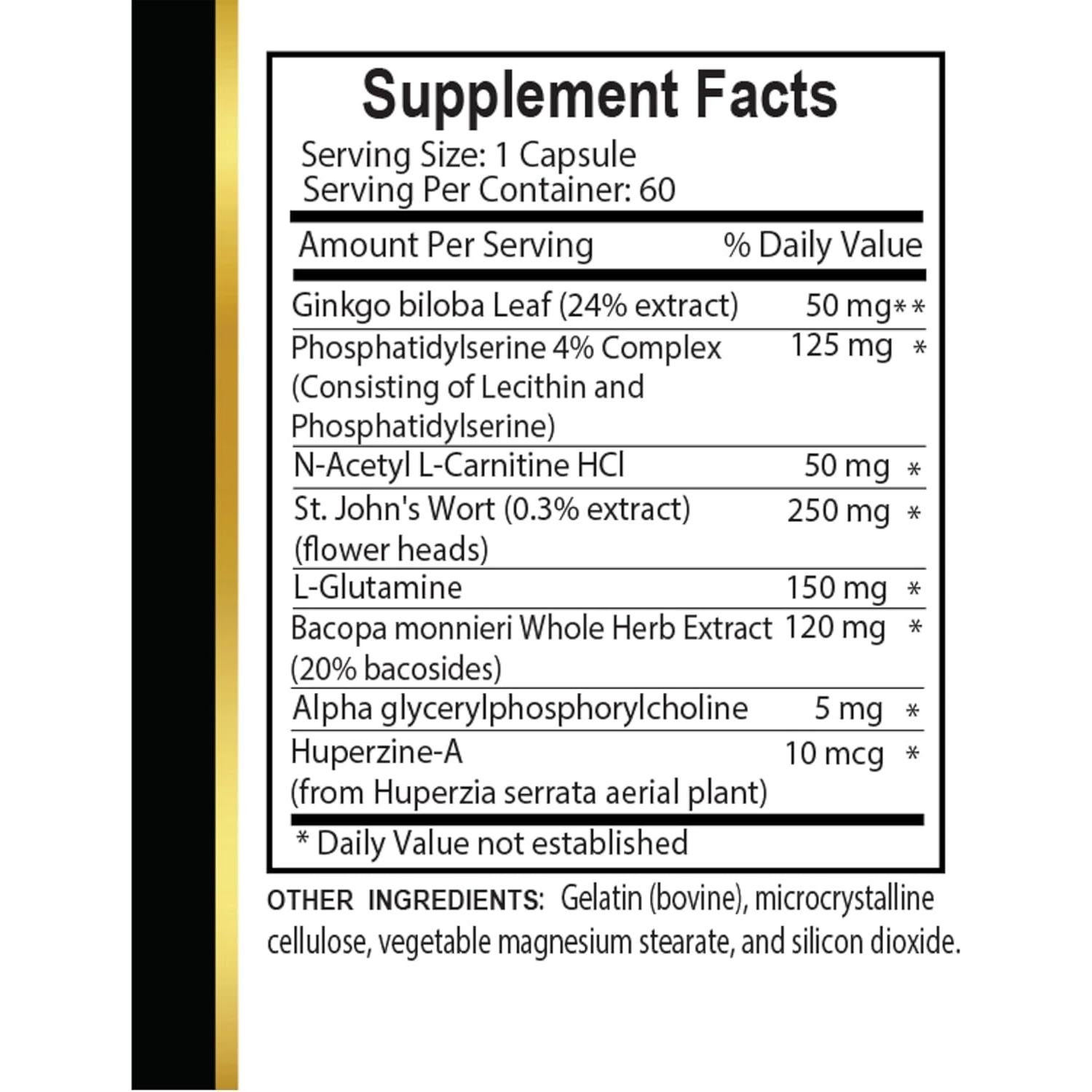 Suplemento de Memoria y Enfoque Mind Matrix - 85g