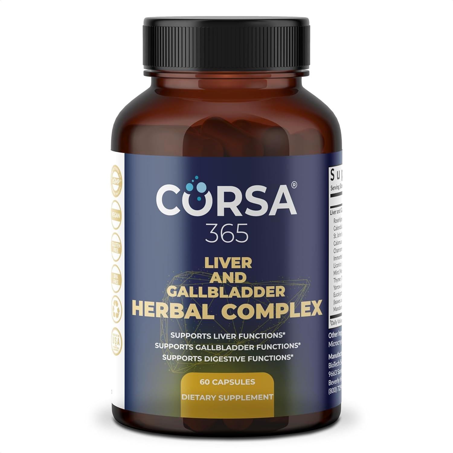 Suplemento Detox para Hígado y Vesícula Biliar Biotech 60 Cápsulas