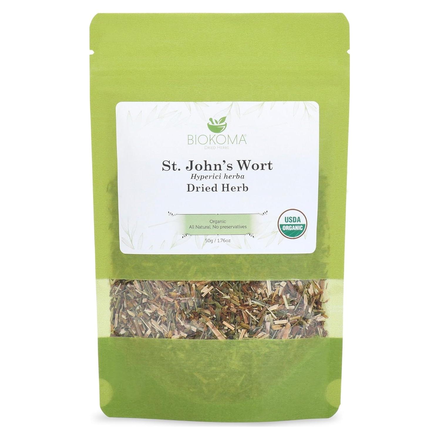 Biokoma Hierba Seca de Hipérico Orgánica 50g - Té Natural