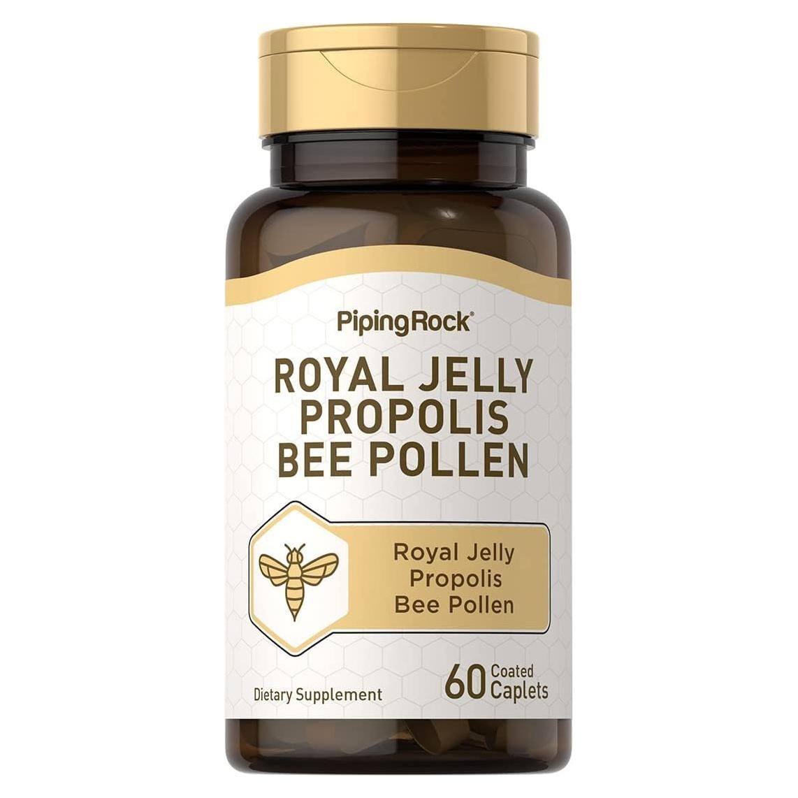 Jalea Real Propolis y Polen de Abeja Piping Rock 60 Tabletas
