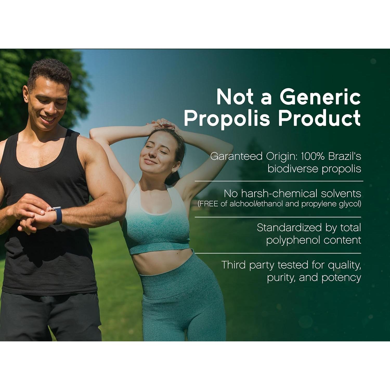 Cápsulas de Propóleos de Abeja NaturaNectar 60 pcs - Sin Gluten