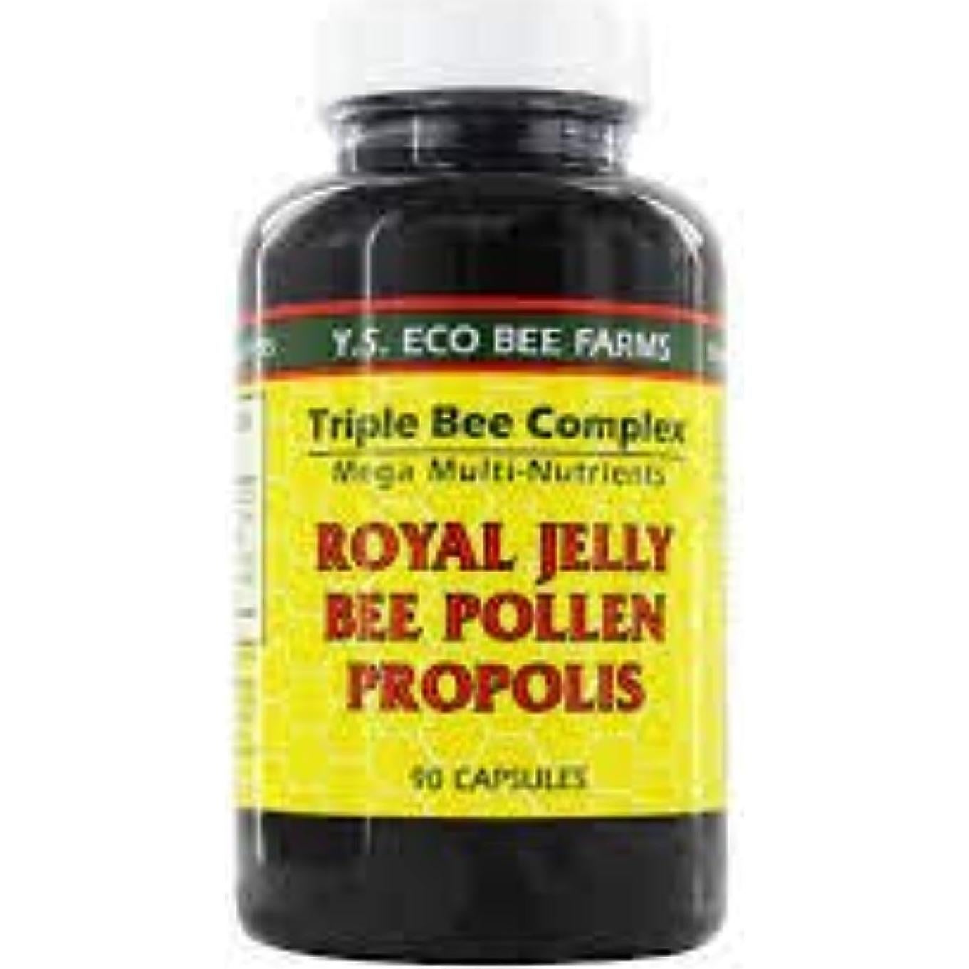 YS Organics Complejo Triple de Abeja - 180 Cápsulas - 2 Paquetes