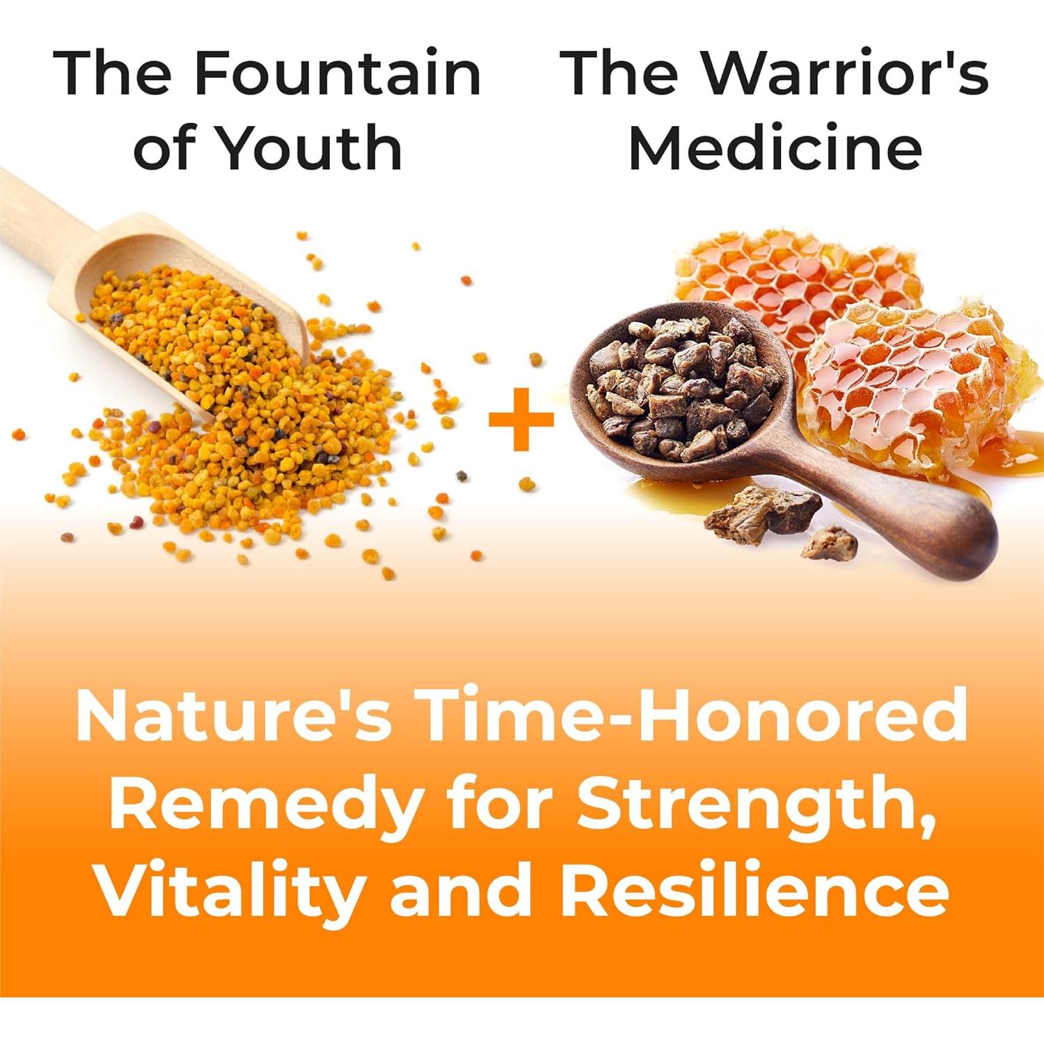 Polen de Abeja Orgánico New Time - 100 Cápsulas Vegetarianas