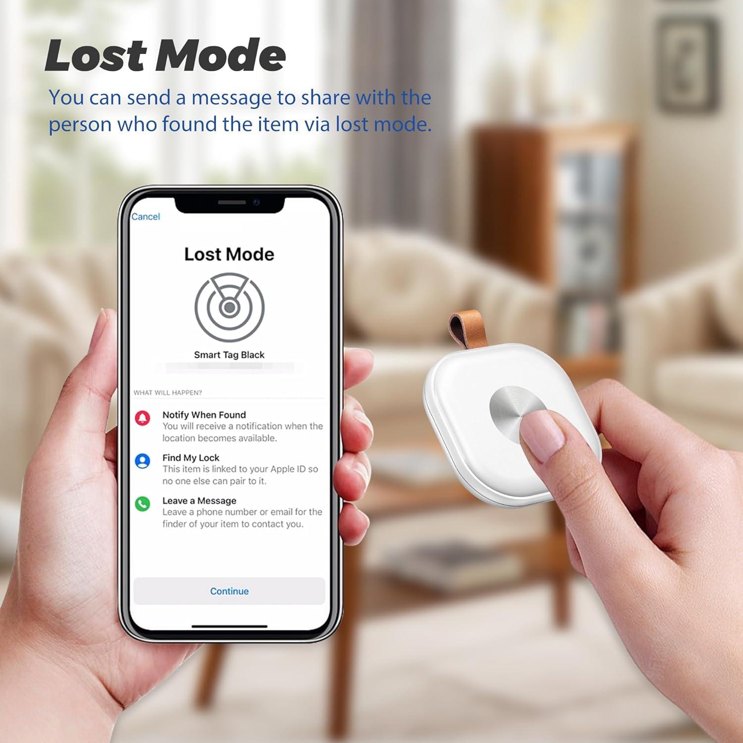 Etiquetas de seguimiento MYYUNIOFF 4 paquetes Bluetooth iOS