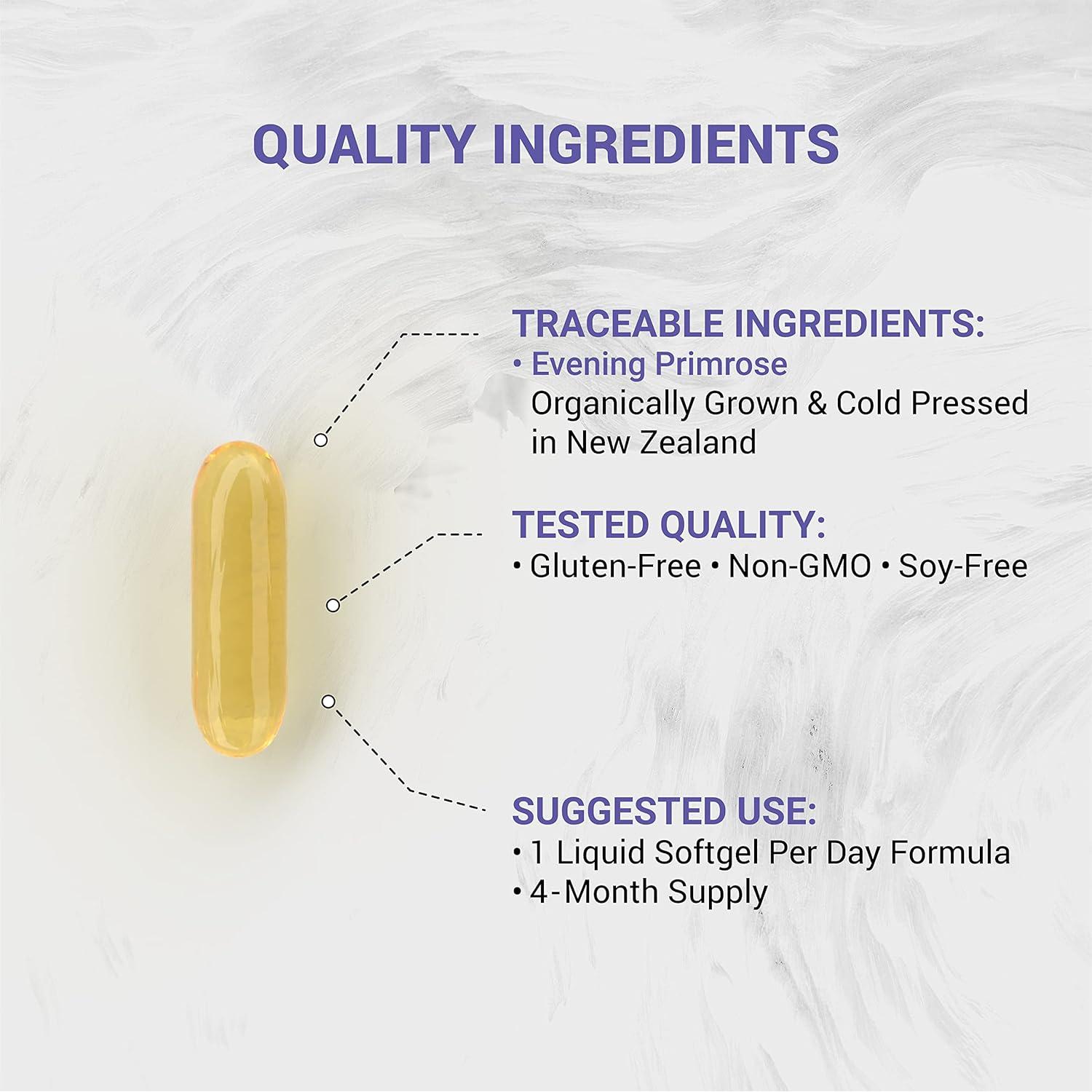 Aceite de Onagra Naturalis 1300mg 120 Cápsulas Blandas