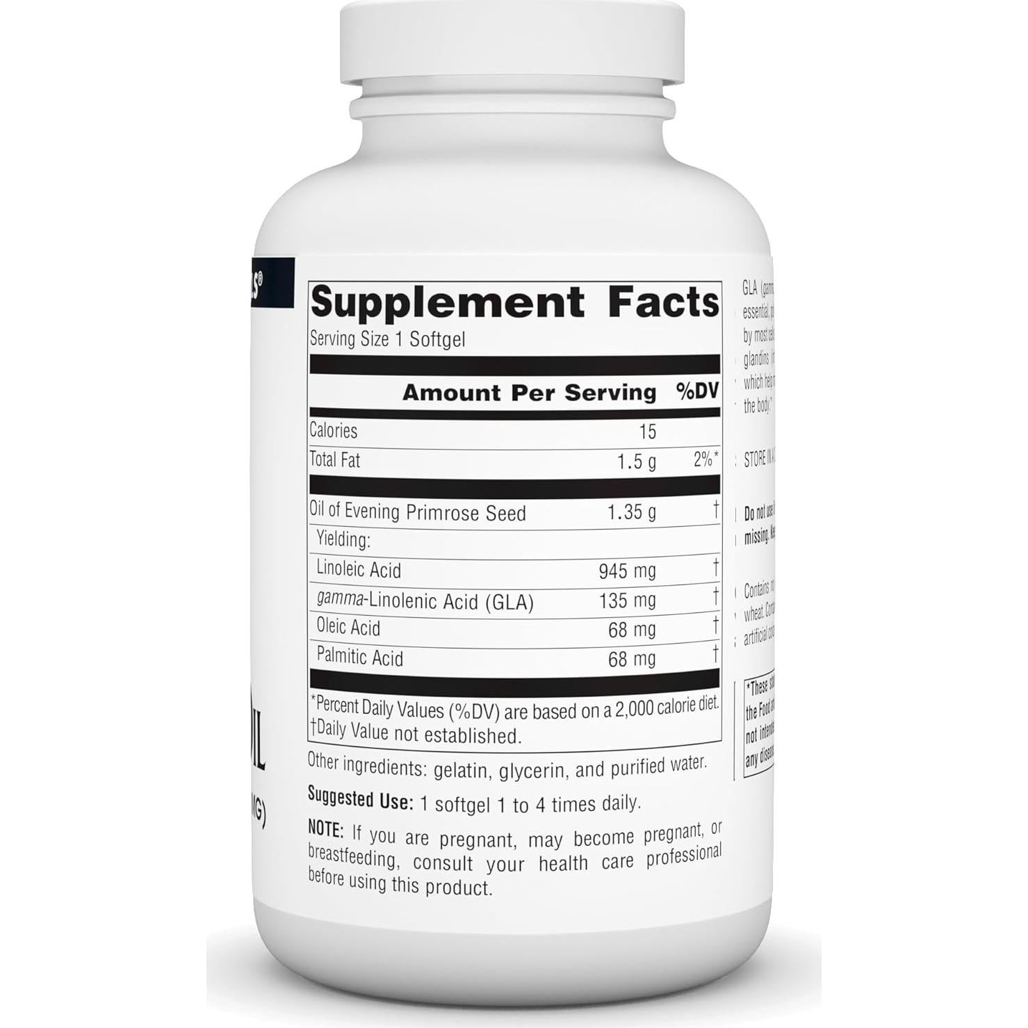 Aceite de Onagra Source Naturals 1350mg 120 Gelatinas Blandas