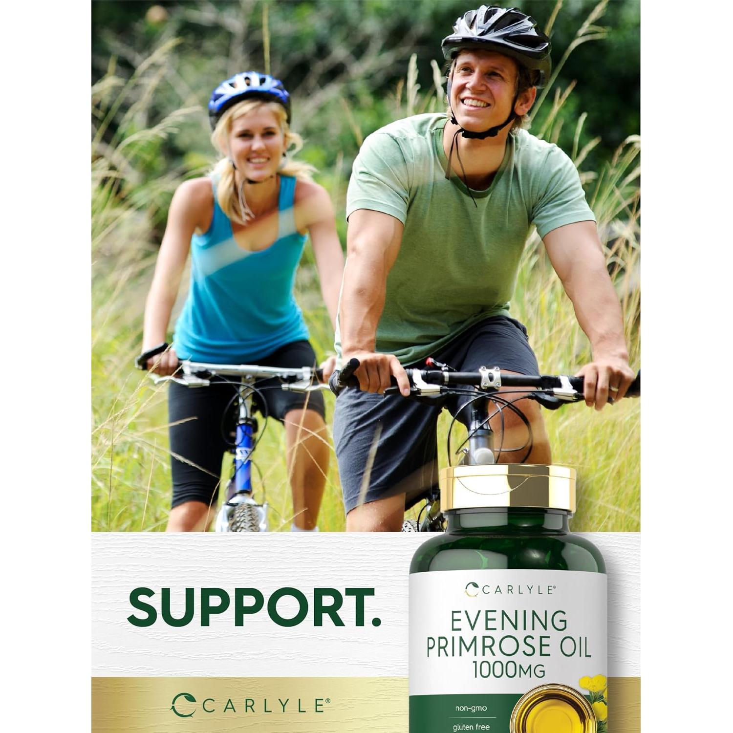 Cápsulas de Aceite de Onagra Carlyle 1000mg 80 Gelatinas Blandas