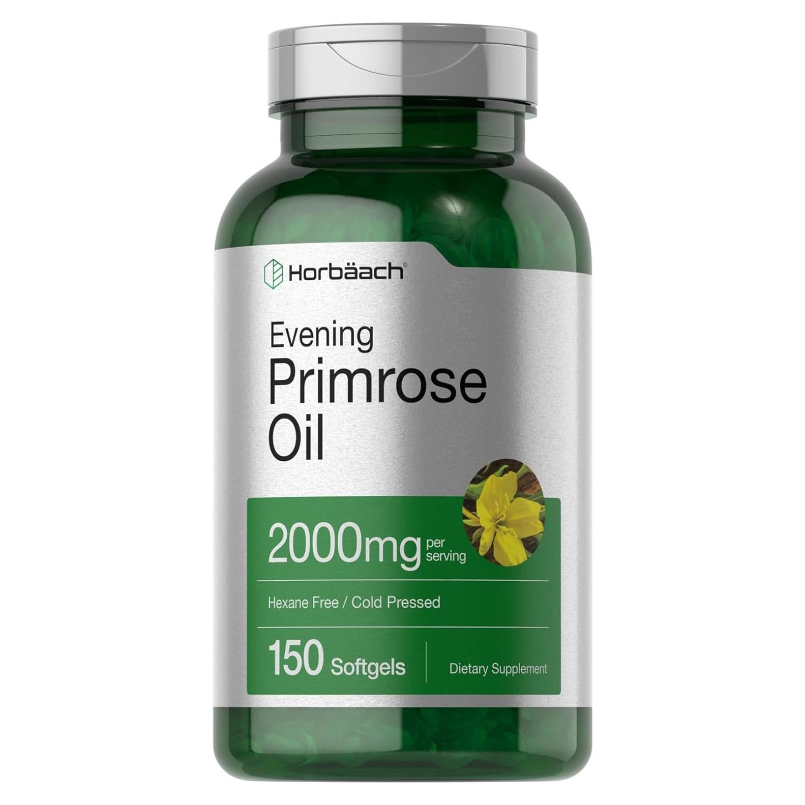 Cápsulas de Aceite de Onagra Horbäach 2000mg - 150 Gelatinas Blandas