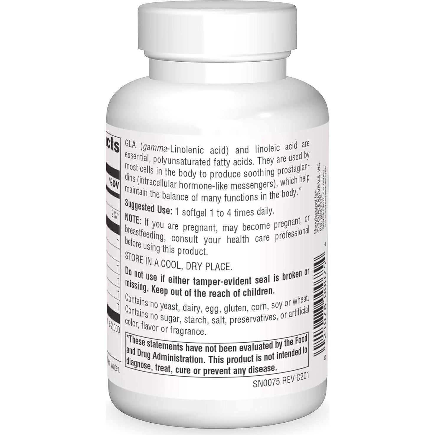 Aceite de Onagra Source Naturals 1350mg - 60 Gelatinas Blandas