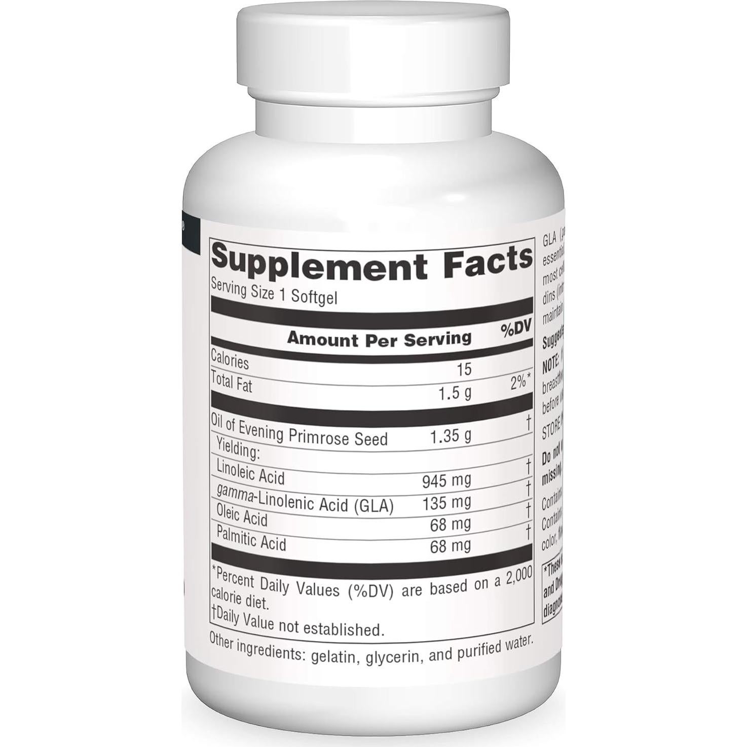 Aceite de Onagra Source Naturals 1350mg - 60 Gelatinas Blandas