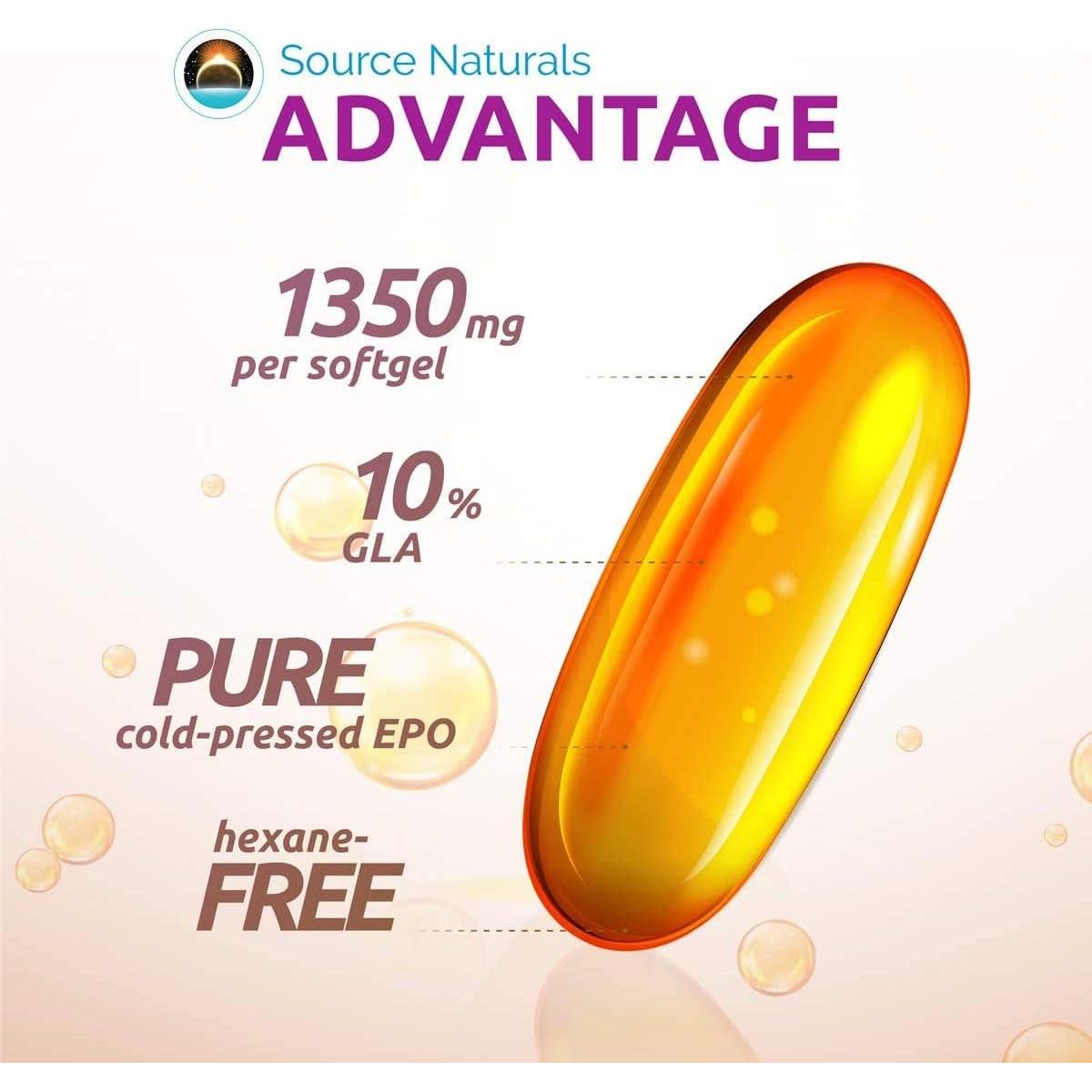 Aceite de Onagra Source Naturals 1350mg - 60 Gelatinas Blandas