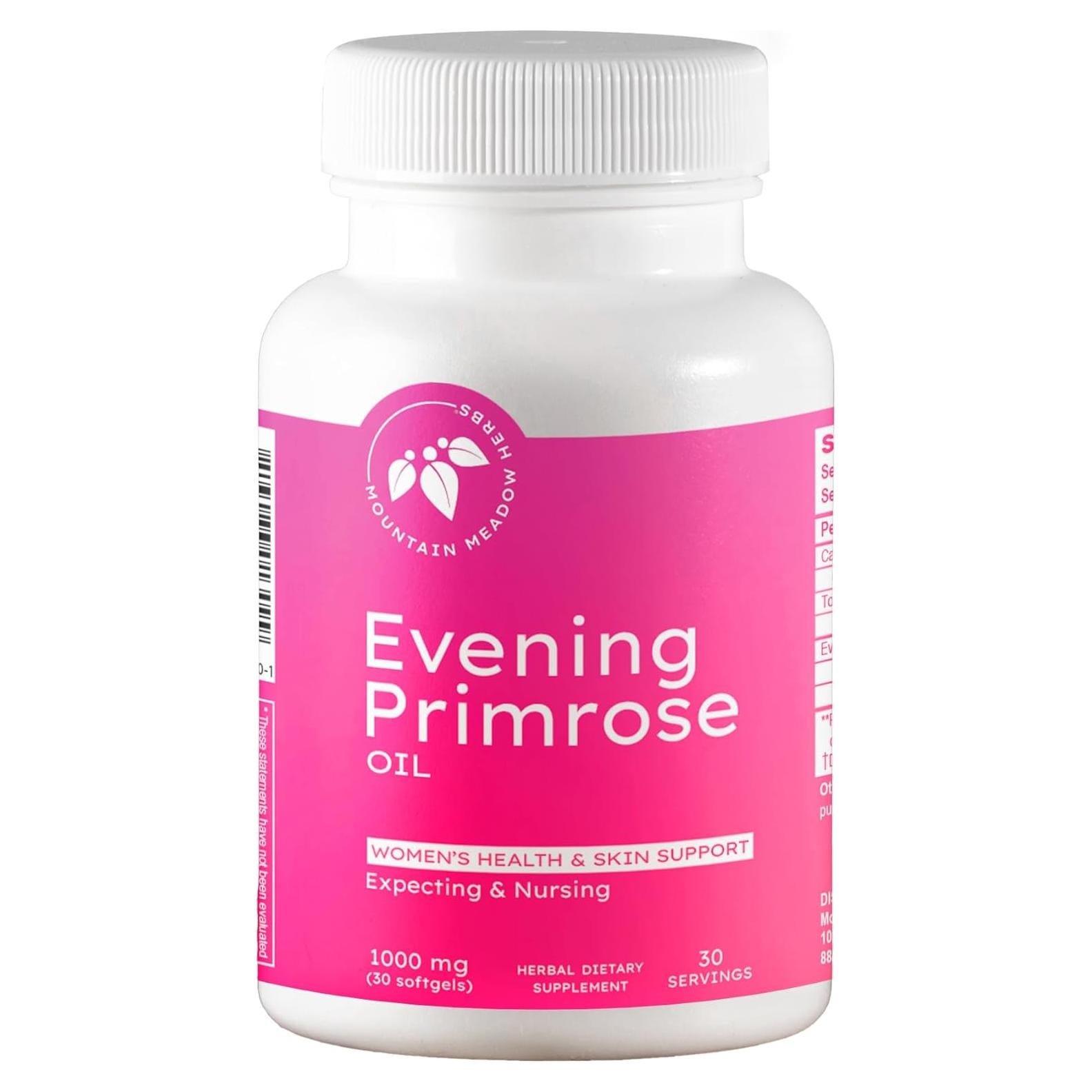 Aceite de Onagra Mountain Meadow Herbs 1000mg 30 Cápsulas