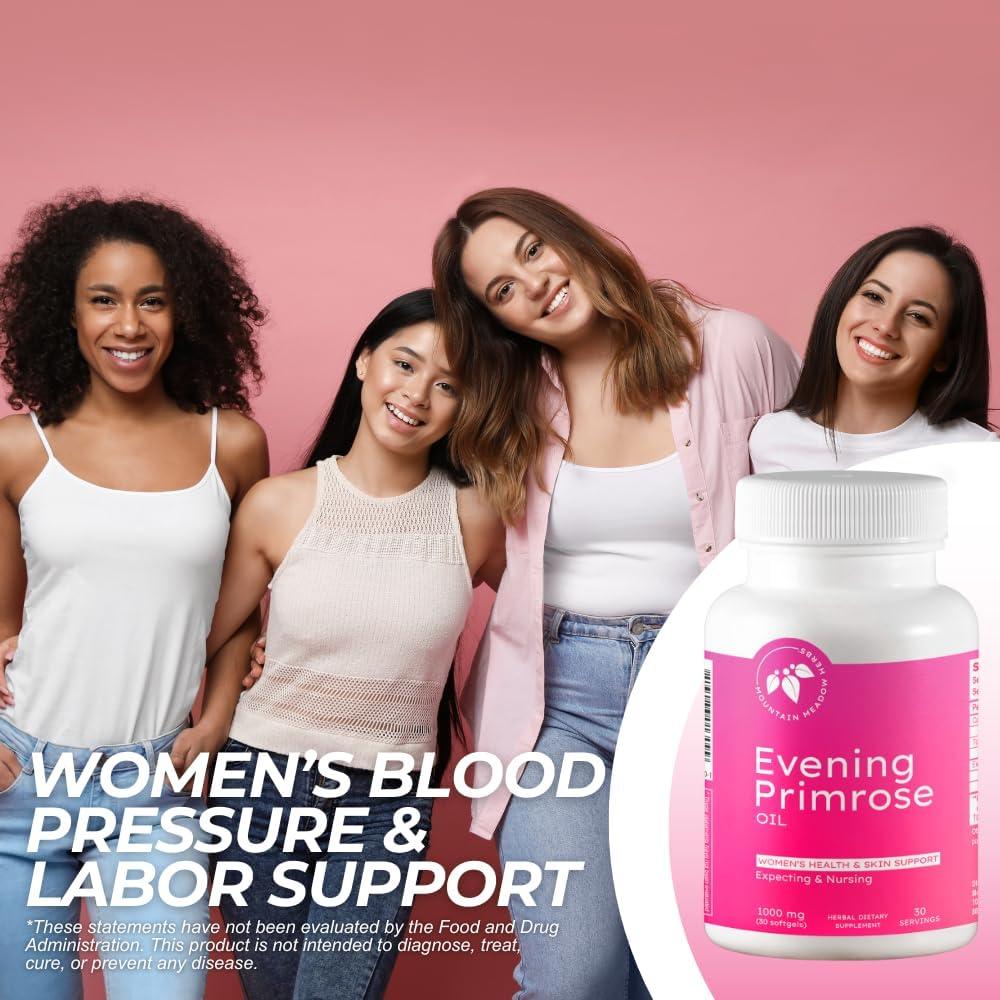 Aceite de Onagra Mountain Meadow Herbs 1000mg 30 Cápsulas