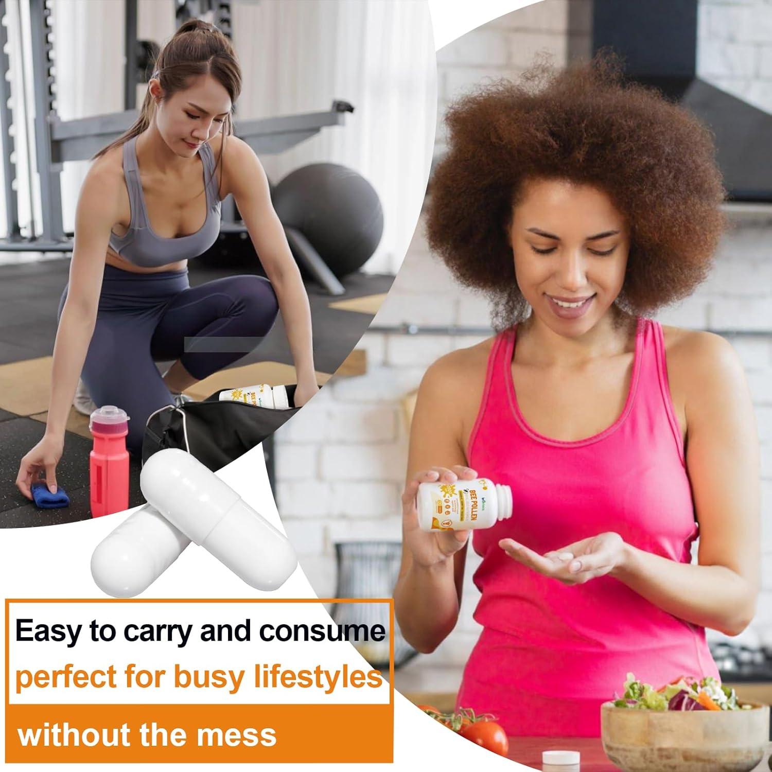 Suplemento de Polen de Abeja Orgánico NEWLIFE 2000mg 120 Cápsulas